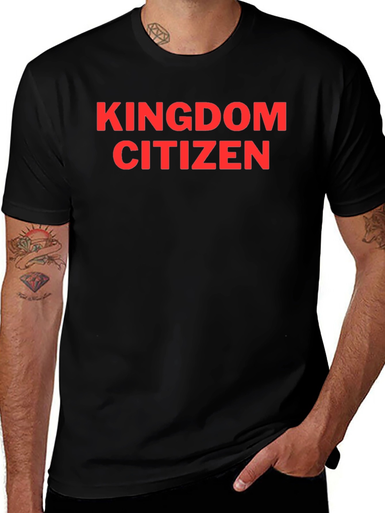 Kingdom Citizen Graphic Tee - Black