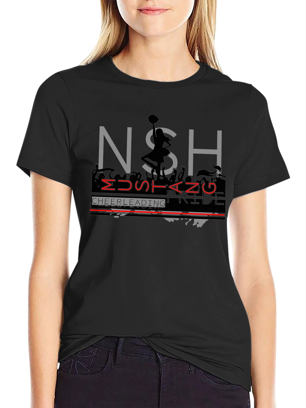 NSH Cheerleading Mustang T-Shirt