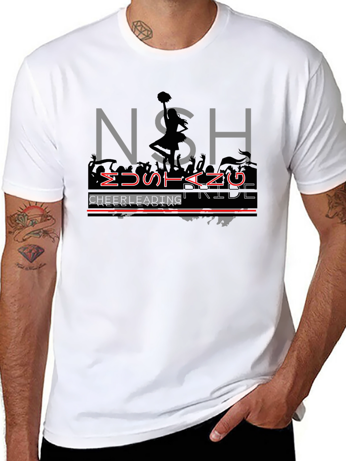NSH Cheerleading Mustang T-Shirt