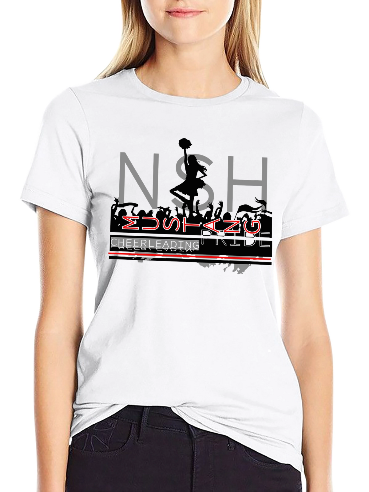 NSH Cheerleading Mustang T-Shirt