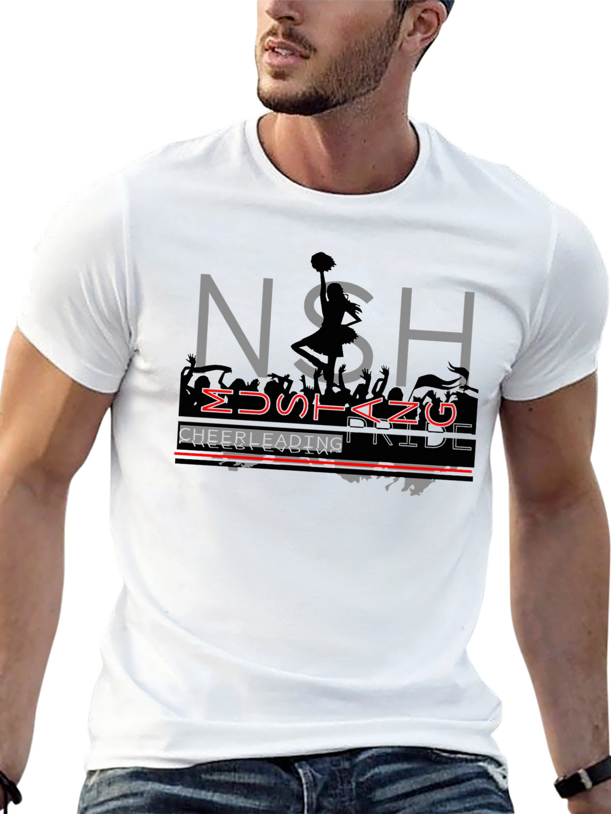 NSH Cheerleading Mustang T-Shirt