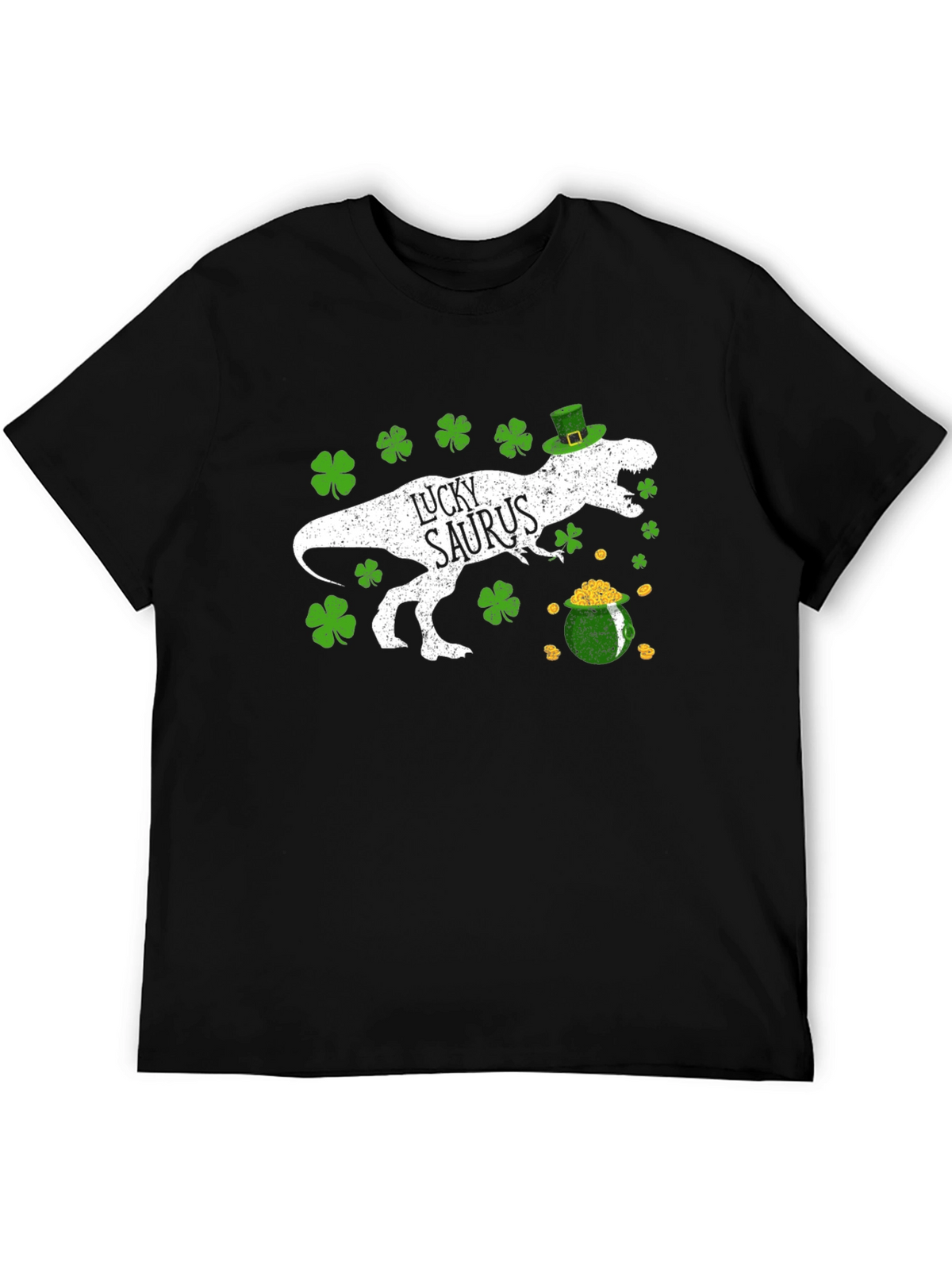 Lucky Saurus St. Patricks Day Graphic Tee
