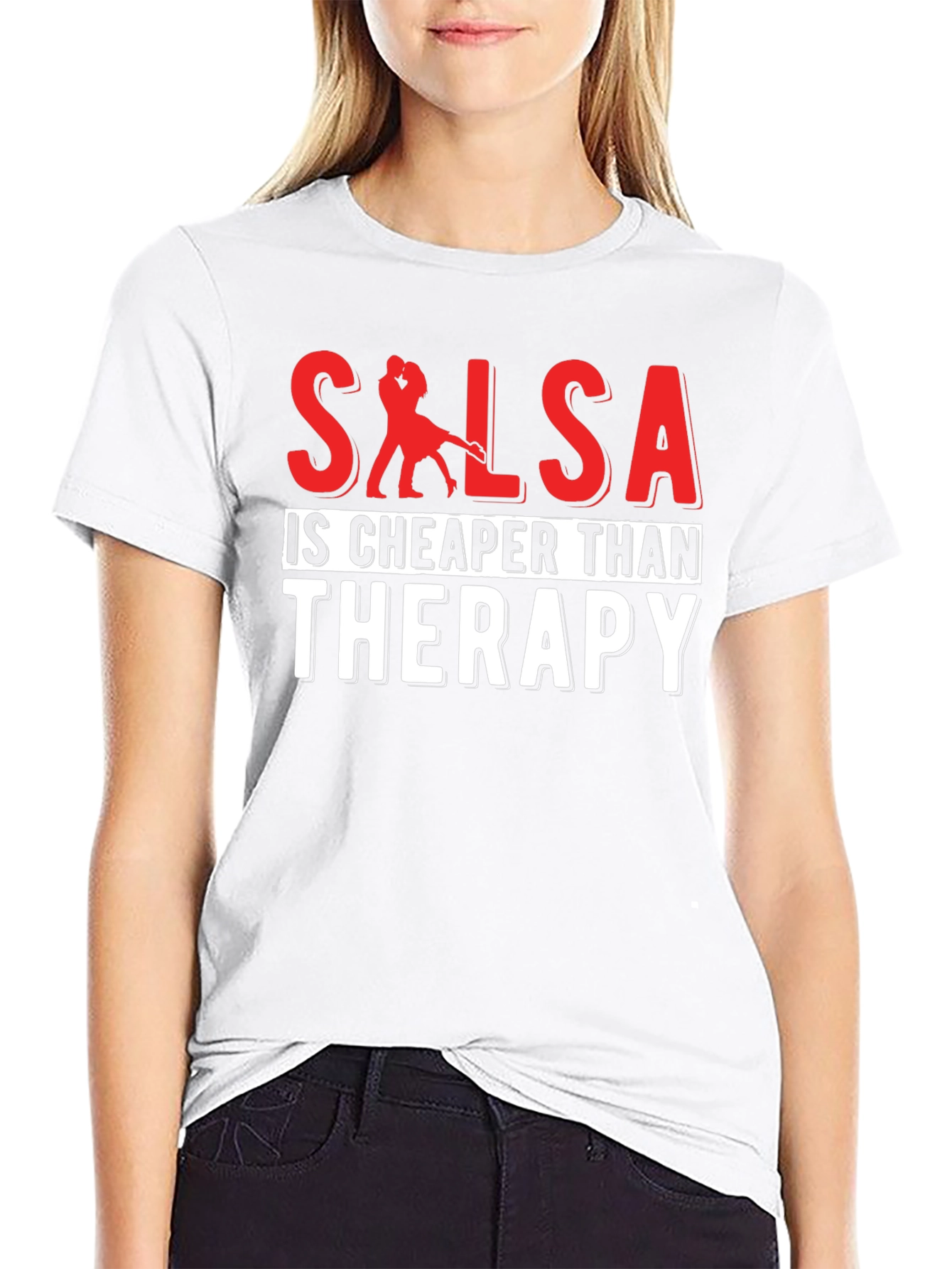 Salsa Cheaper Than Therapy T-Shirt