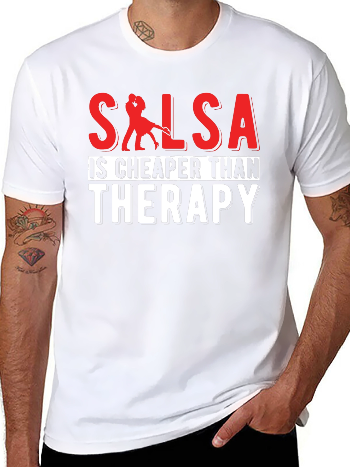 Salsa Cheaper Than Therapy T-Shirt