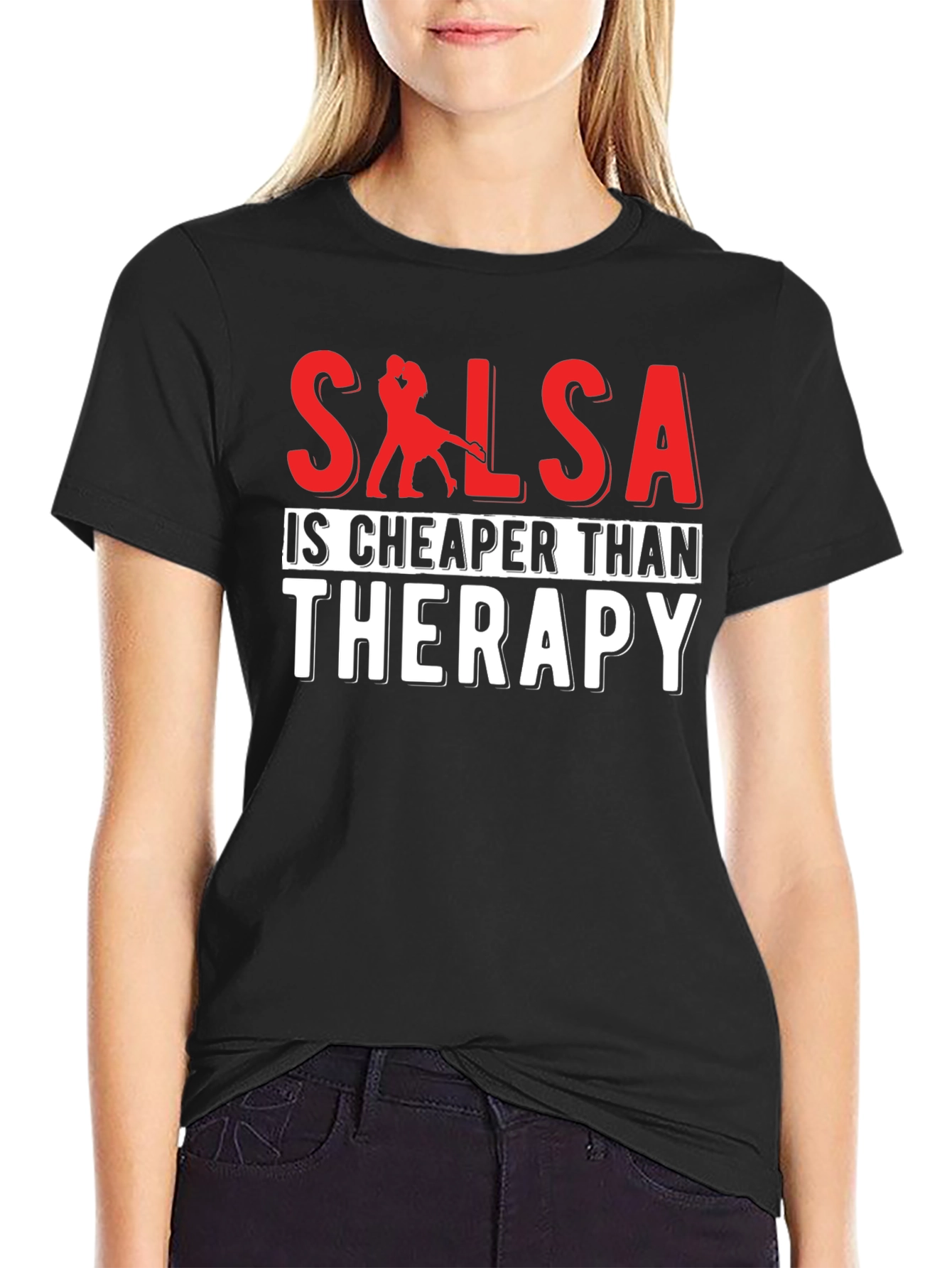Salsa Cheaper Than Therapy T-Shirt