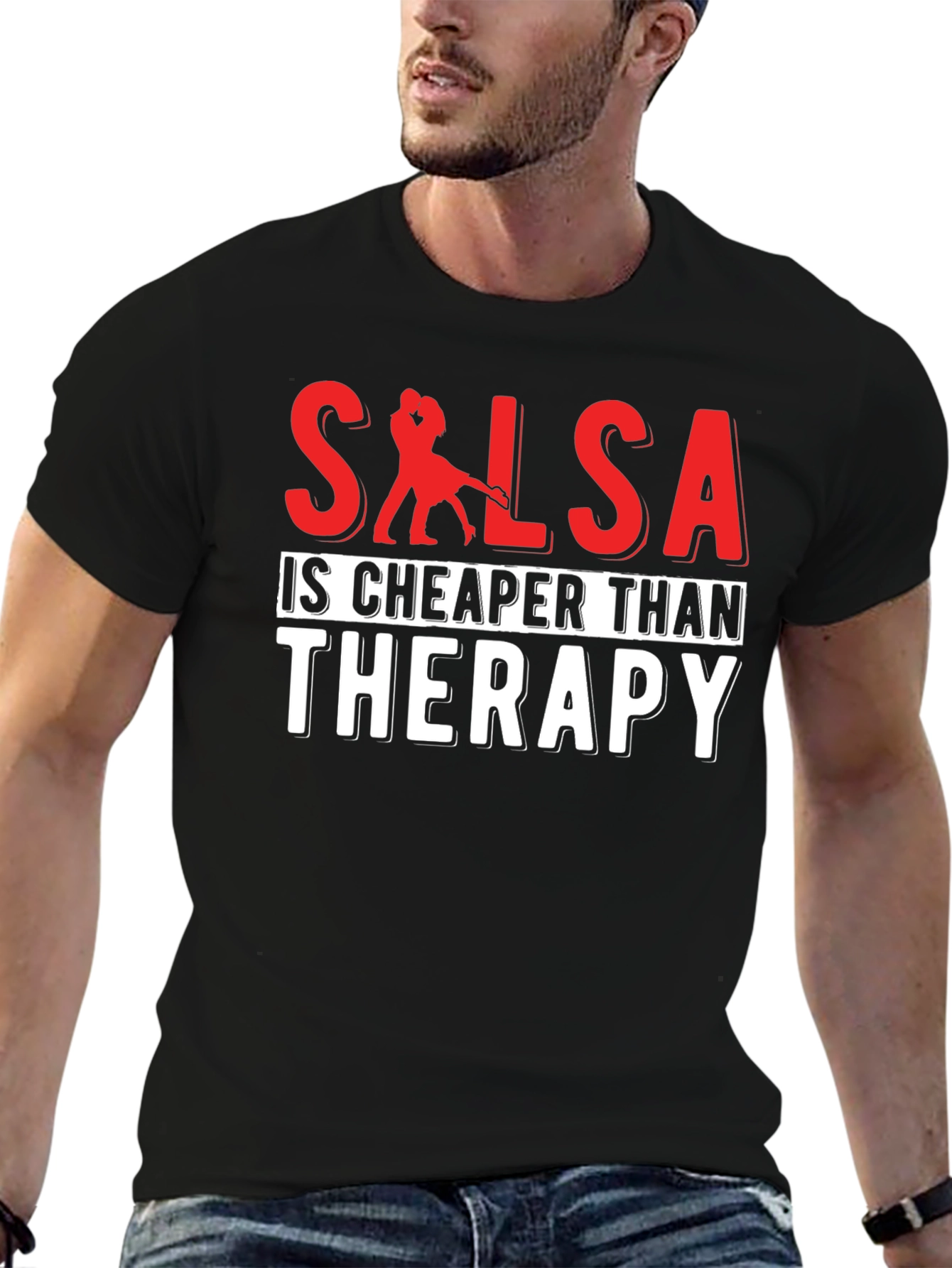 Salsa Cheaper Than Therapy T-Shirt