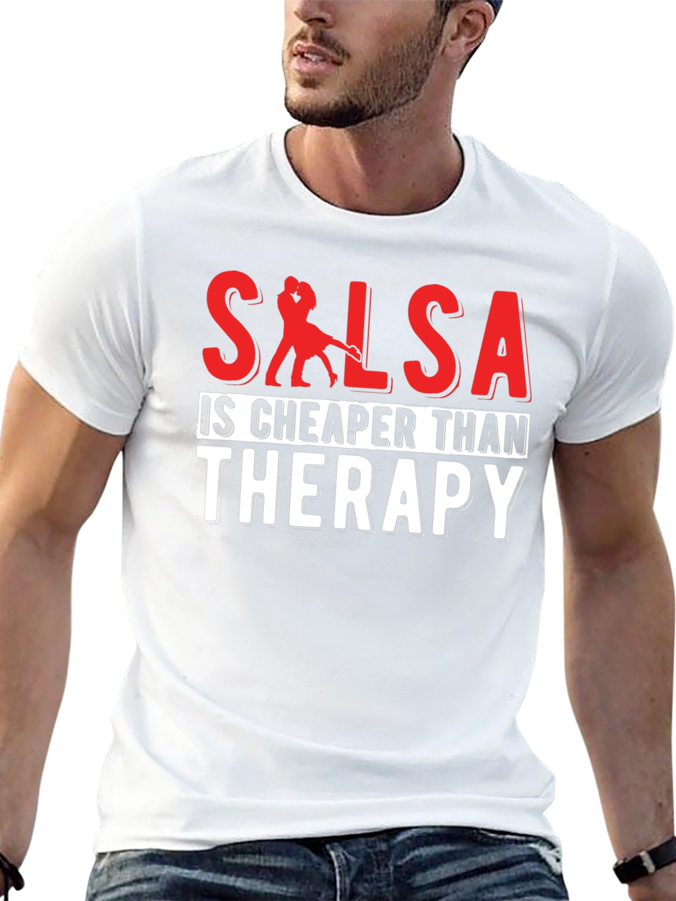 Salsa Cheaper Than Therapy T-Shirt