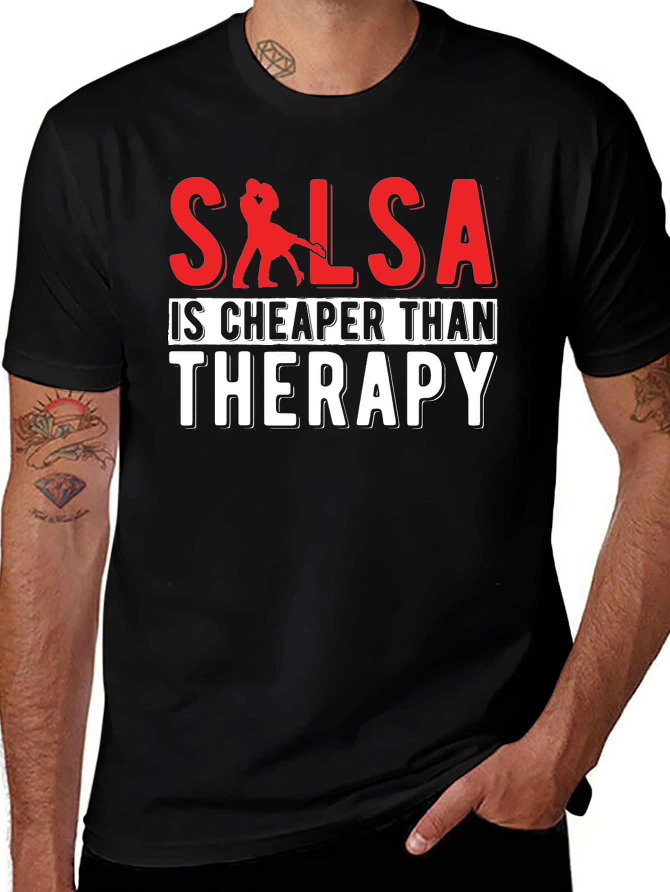 Salsa Cheaper Than Therapy T-Shirt