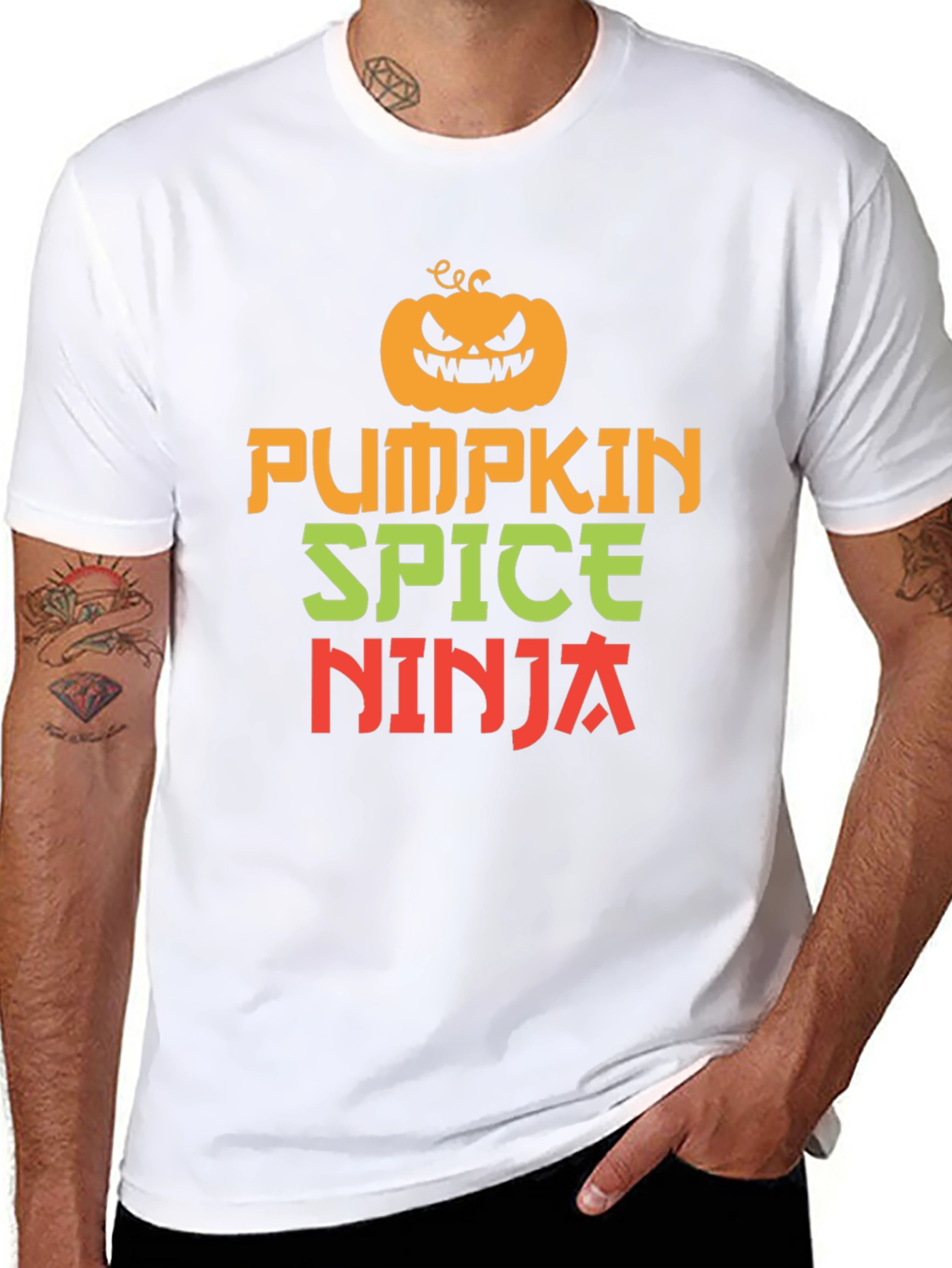 Pumpkin Spice Ninja T-Shirt - Halloween Apparel