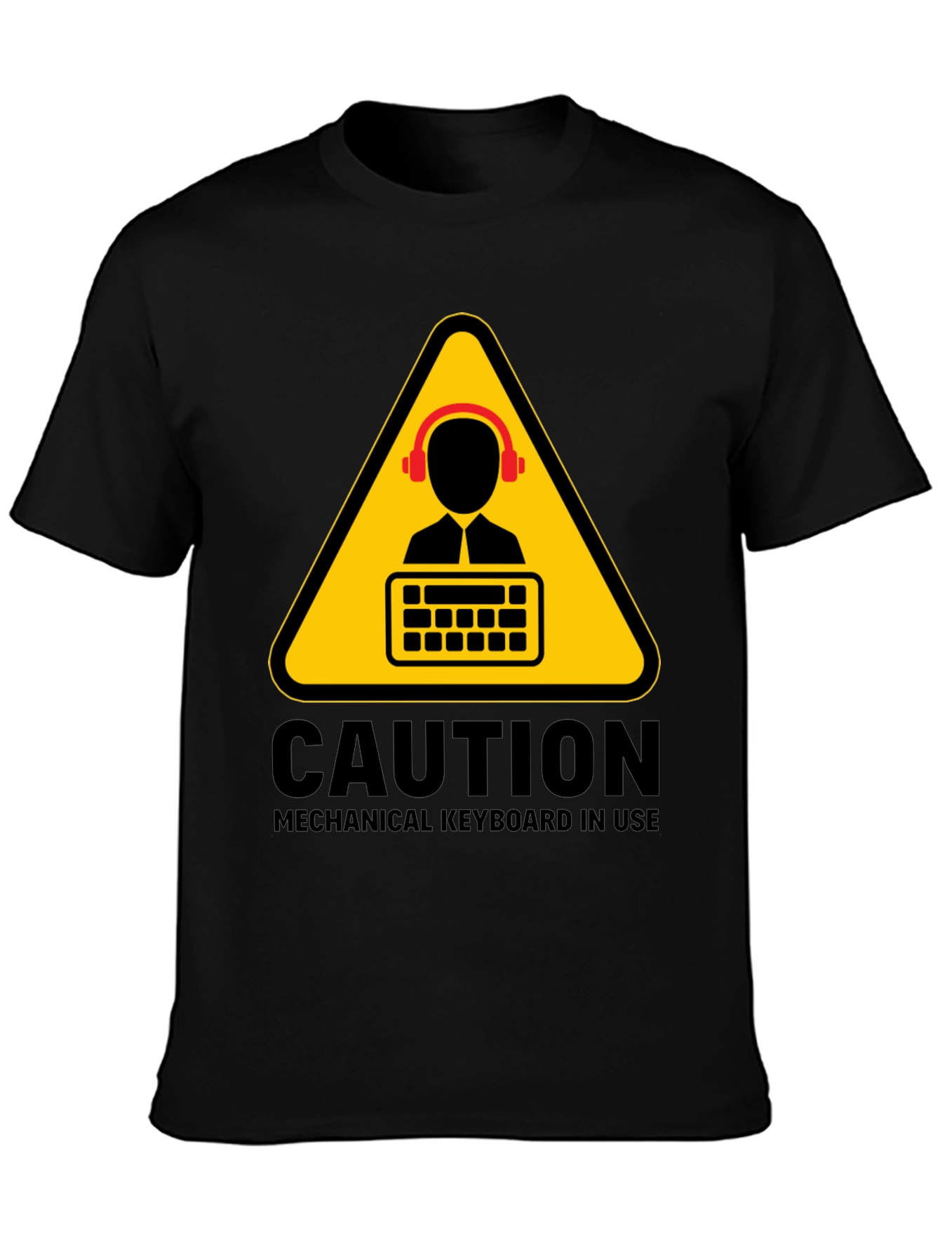 Caution Mechanical Keyboard T-Shirt