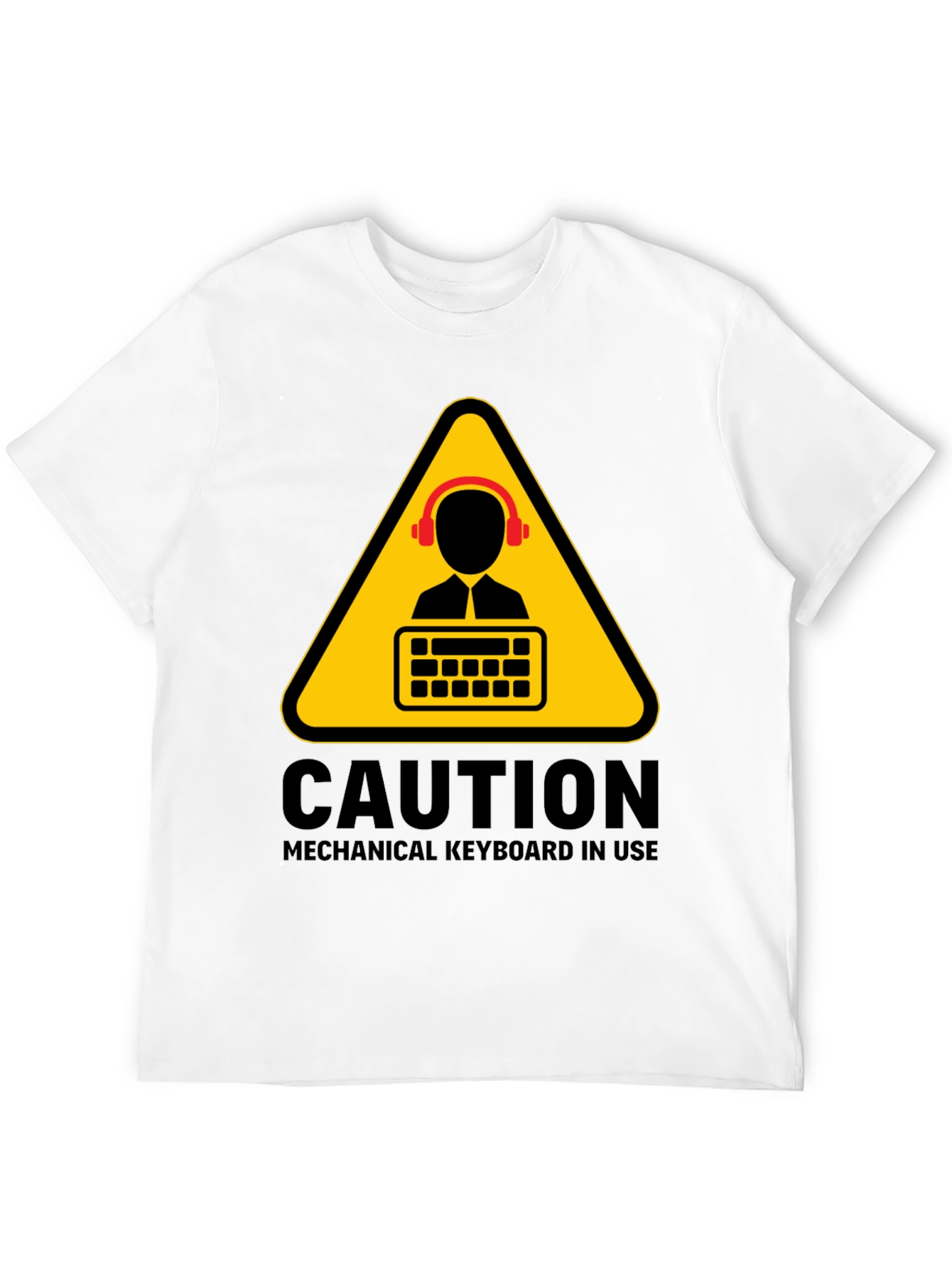 Caution Mechanical Keyboard T-Shirt