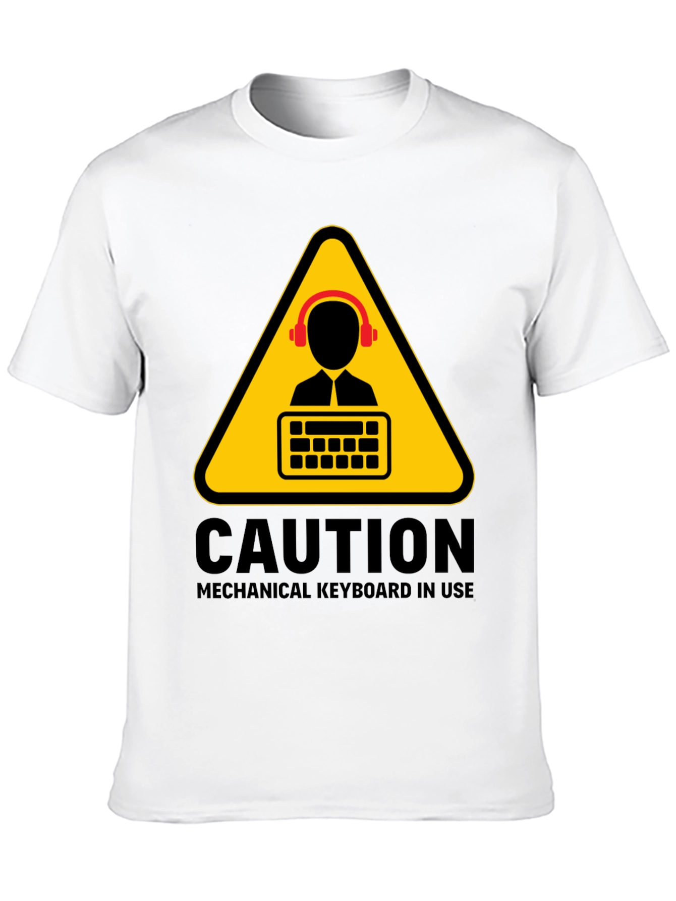 Caution Mechanical Keyboard T-Shirt