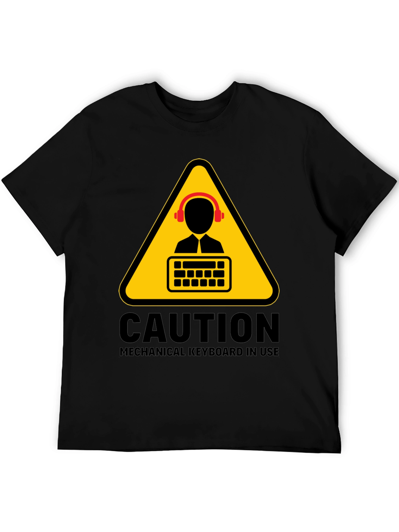 Caution Mechanical Keyboard T-Shirt