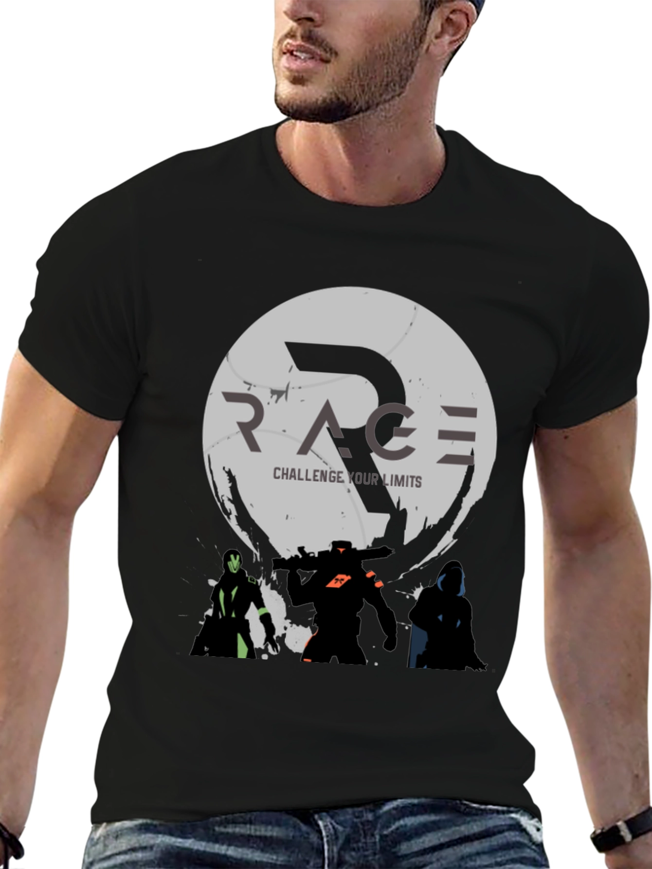 RACE Challenge Your Limits Graphic Tee