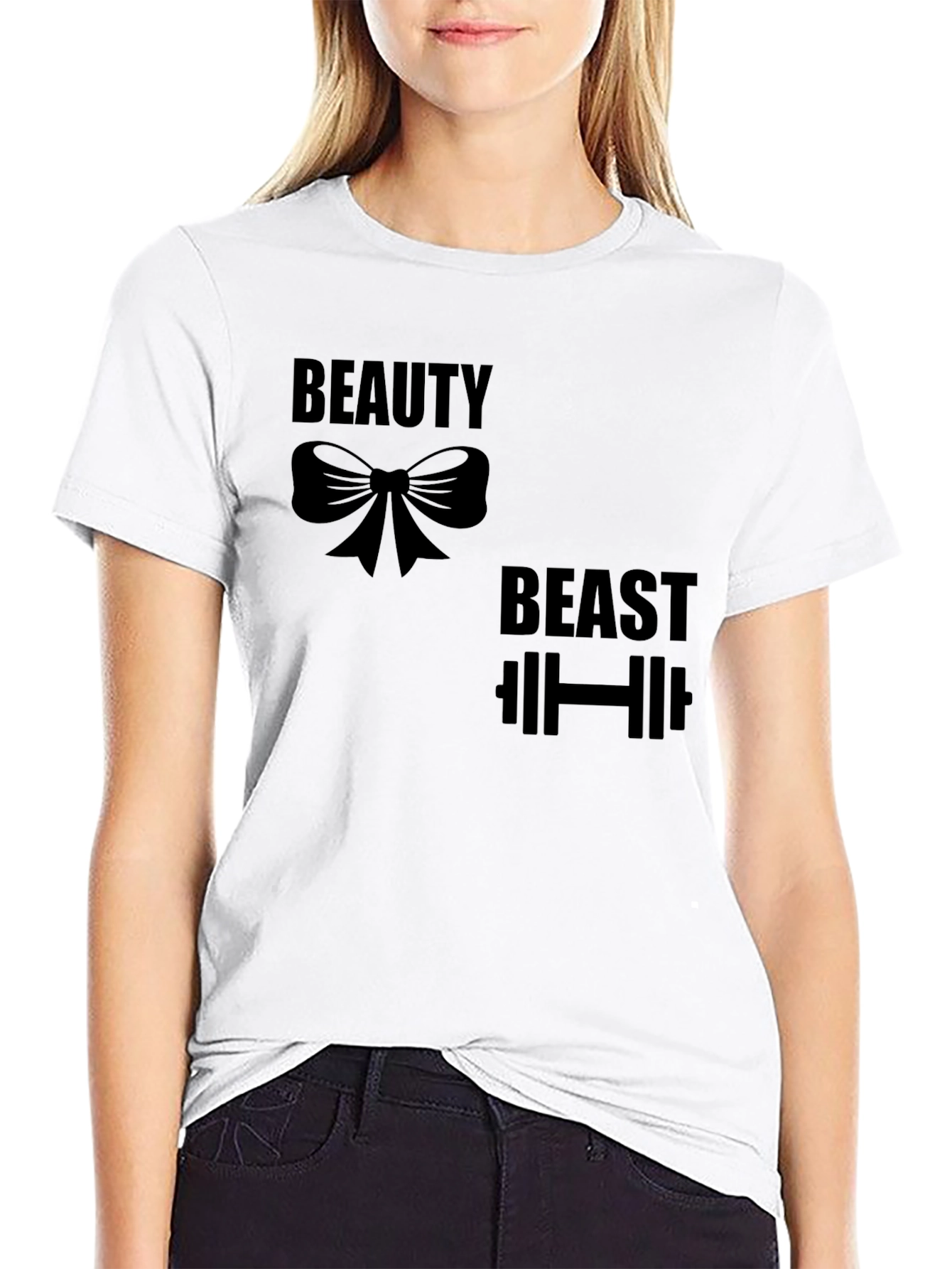 Beauty and The Beast Graphic Tee Shirt