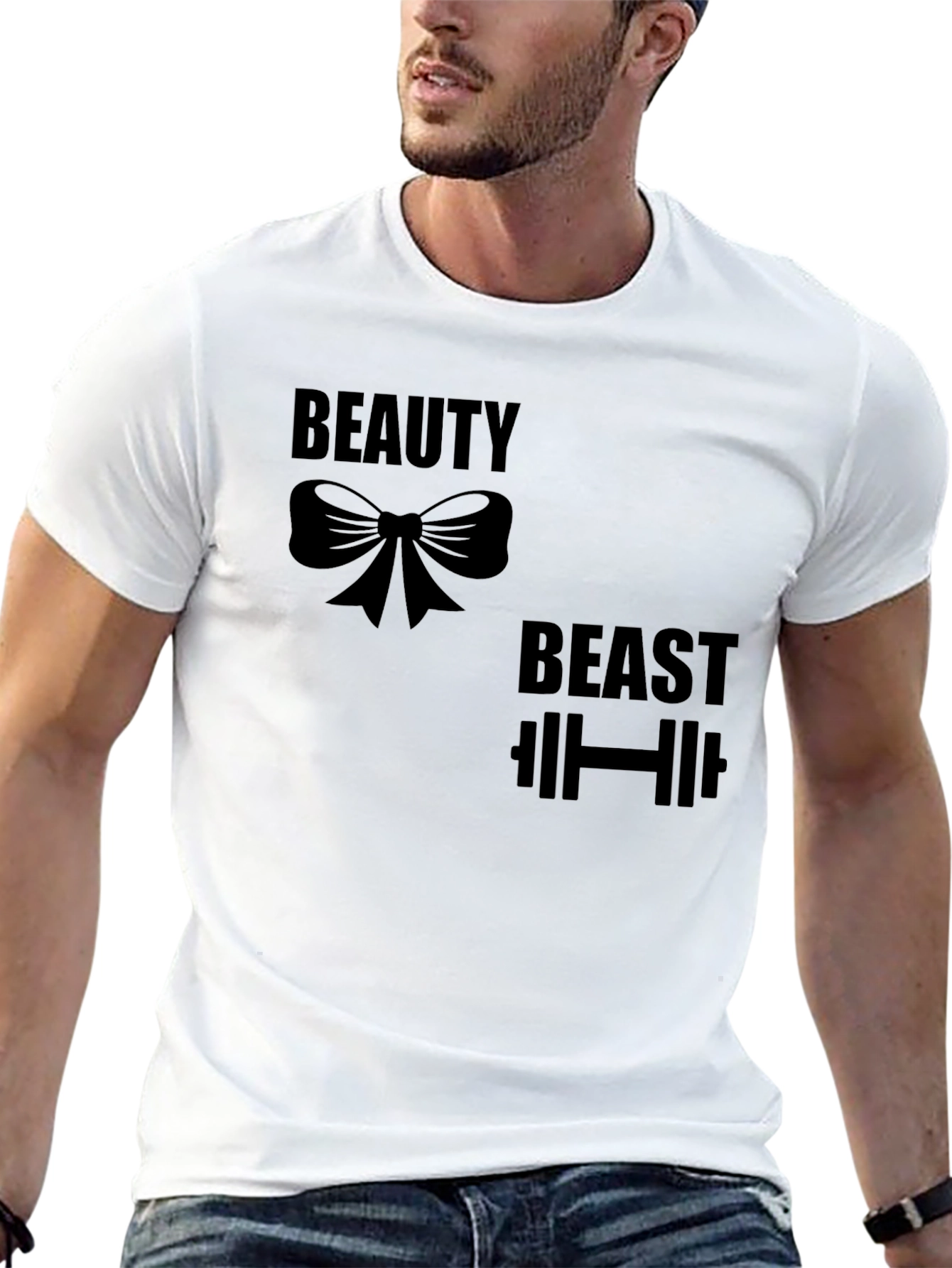 Beauty and The Beast Graphic Tee Shirt