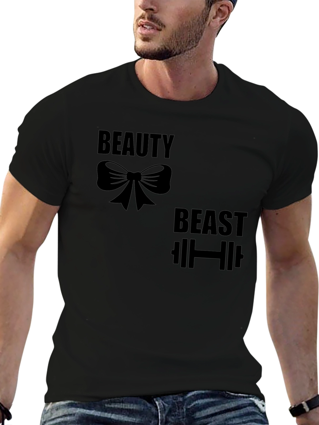 Beauty and The Beast Graphic Tee Shirt