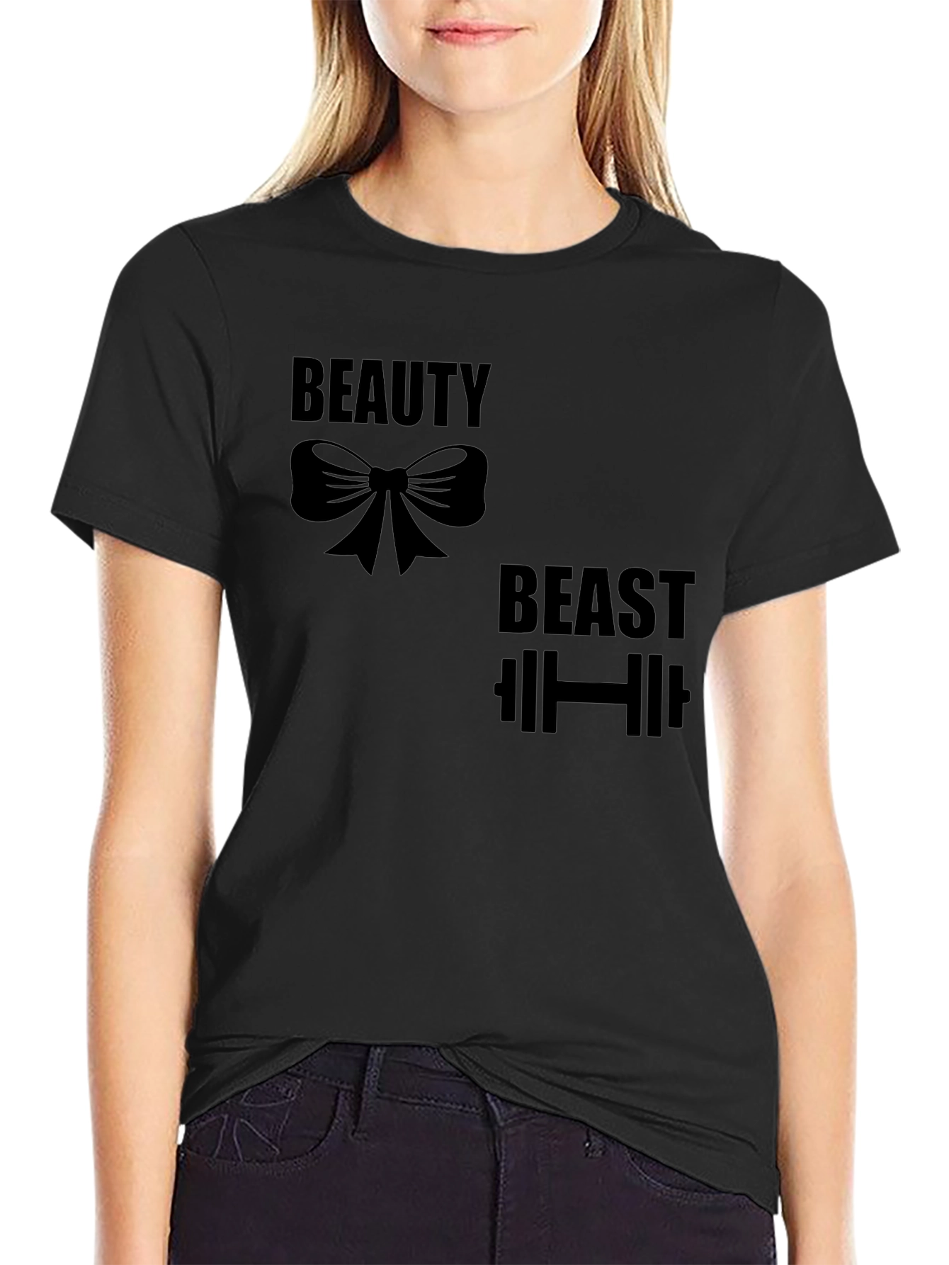 Beauty and The Beast Graphic Tee Shirt