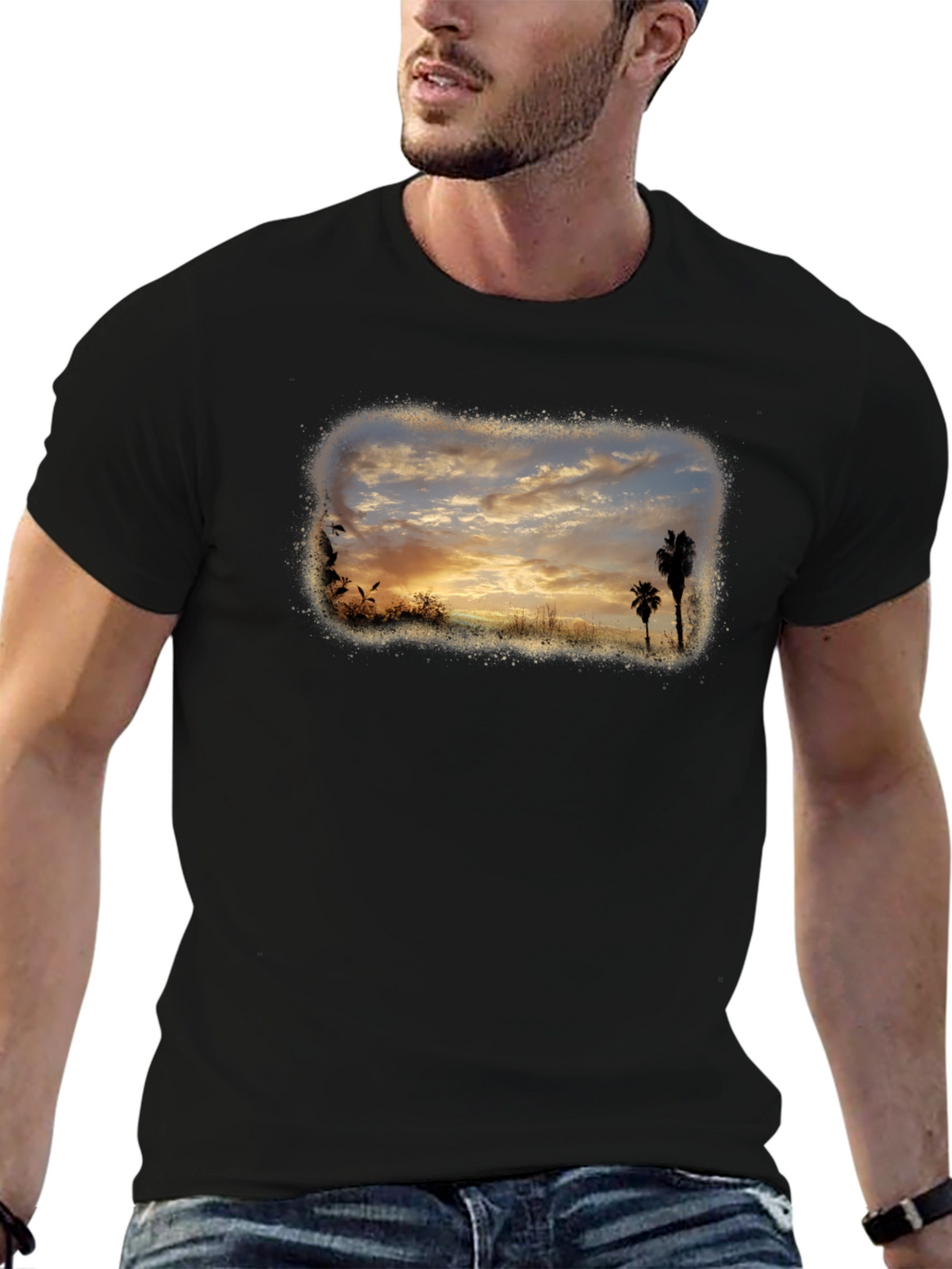 Sunset Palms Graphic Tee