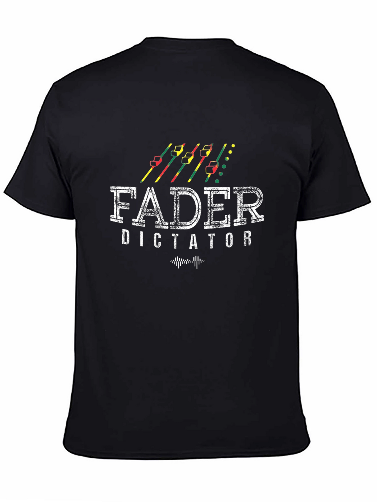 Fader Dictator Black Graphic T-Shirt
