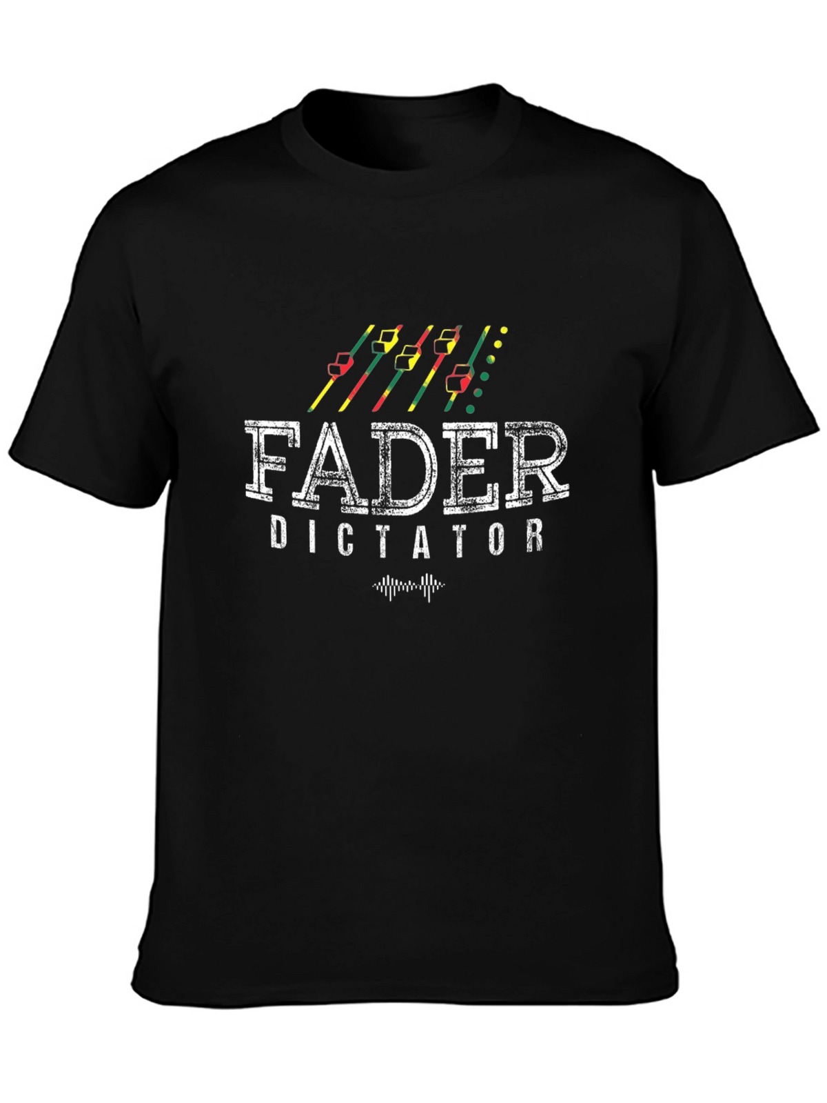 Fader Dictator Black Graphic T-Shirt