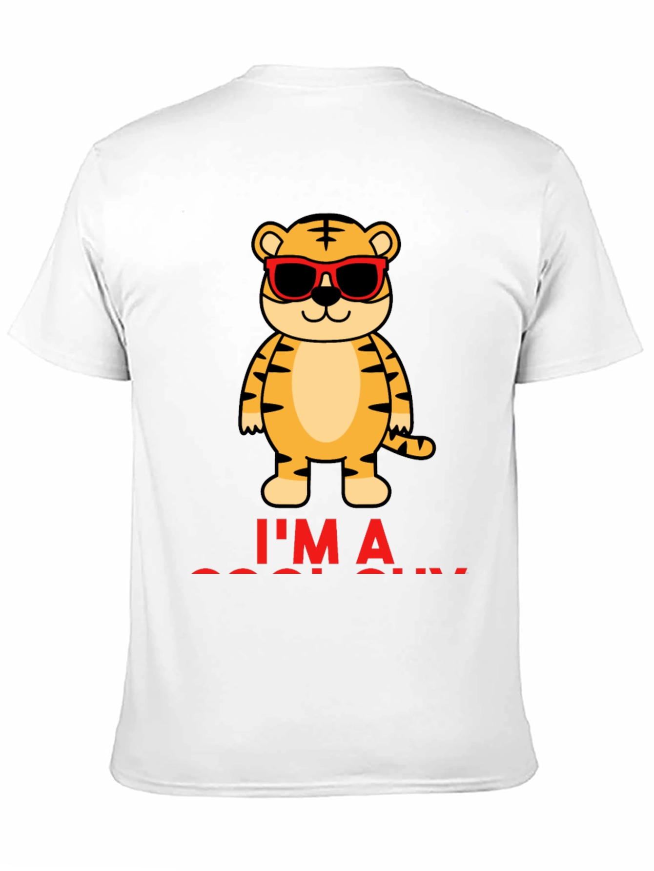 Cool Tiger Graphic T-Shirt - Mens Black Tee