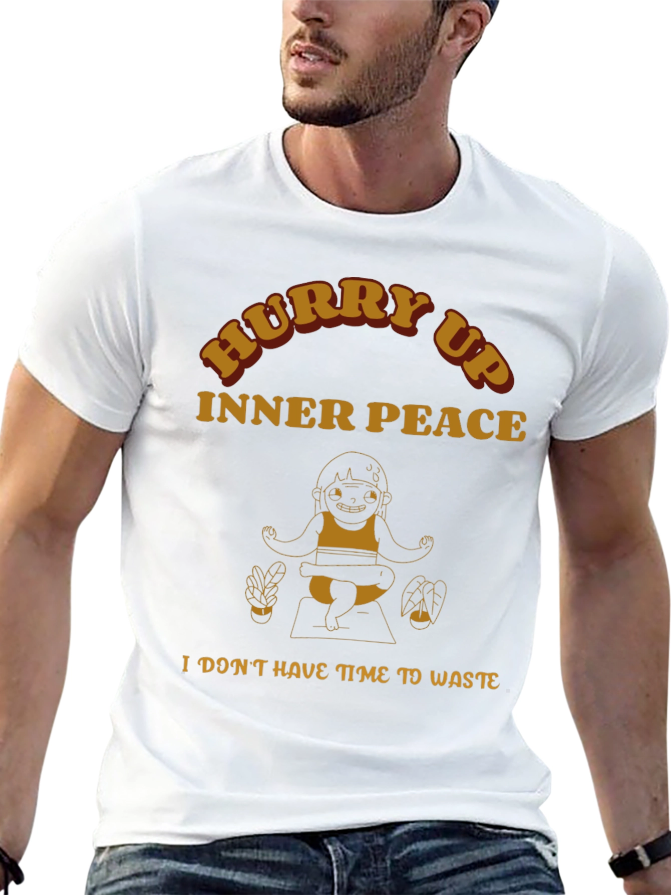 Hurry Up Inner Peace Graphic Tee