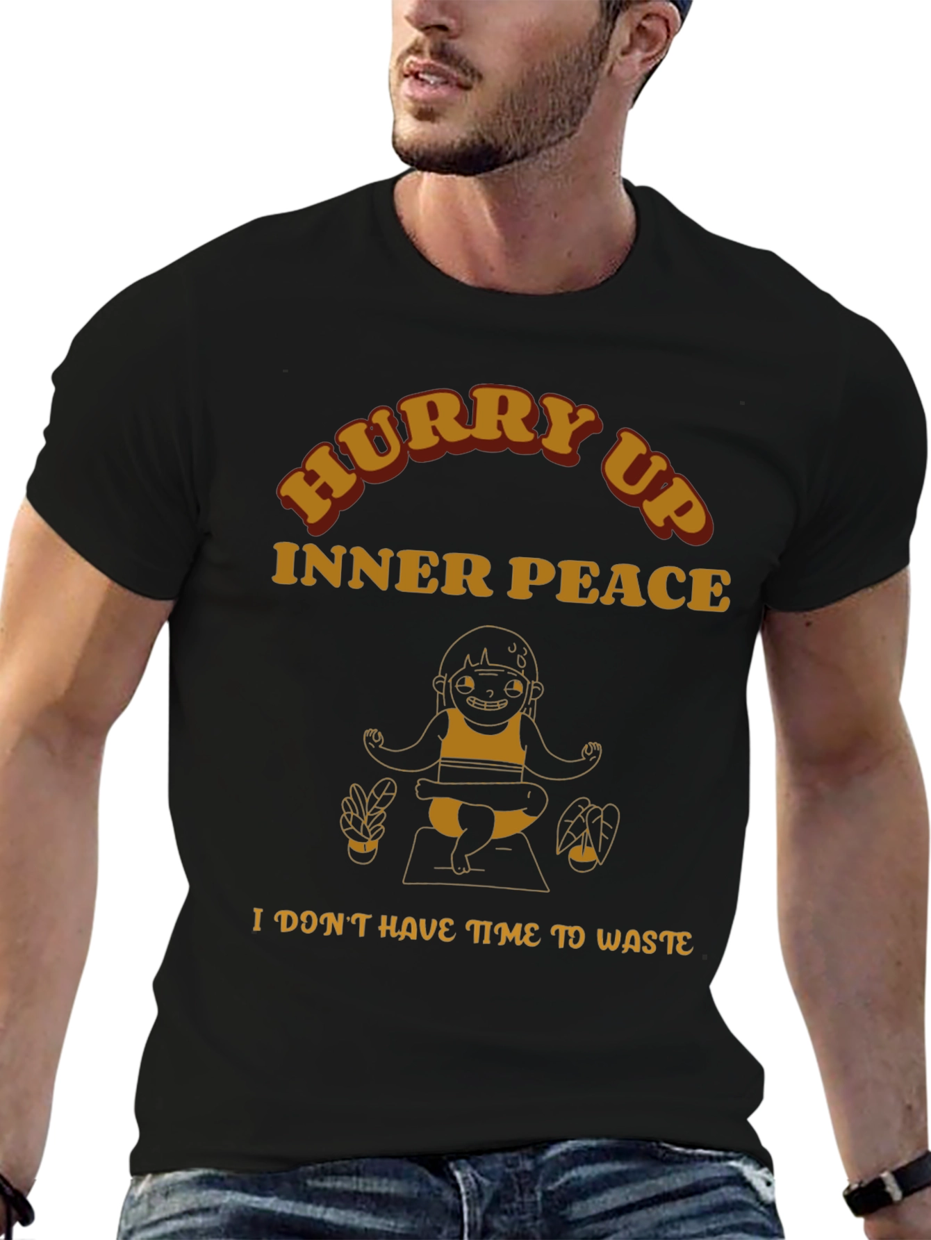 Hurry Up Inner Peace Graphic Tee