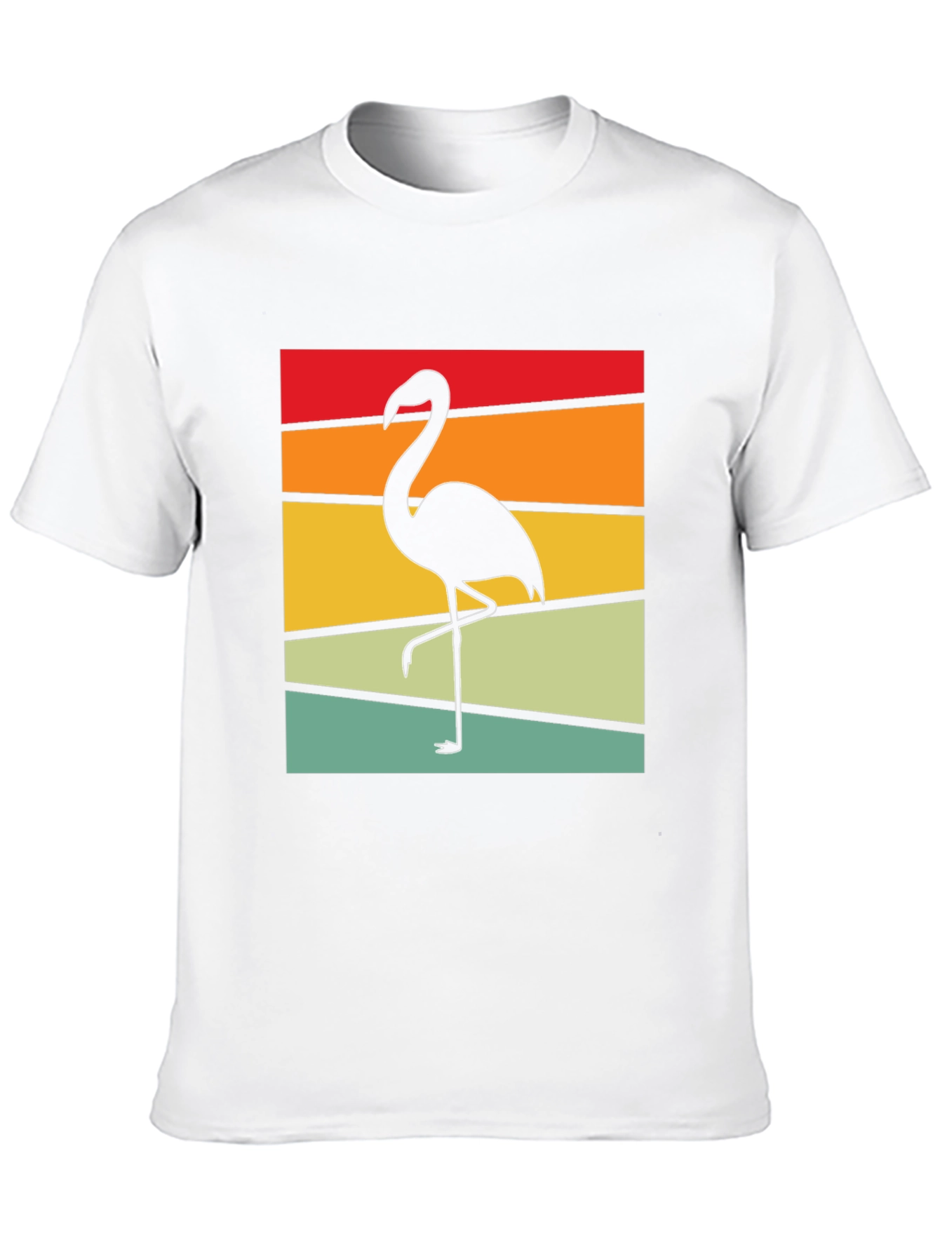 Retro Flamingo Graphic T-Shirt