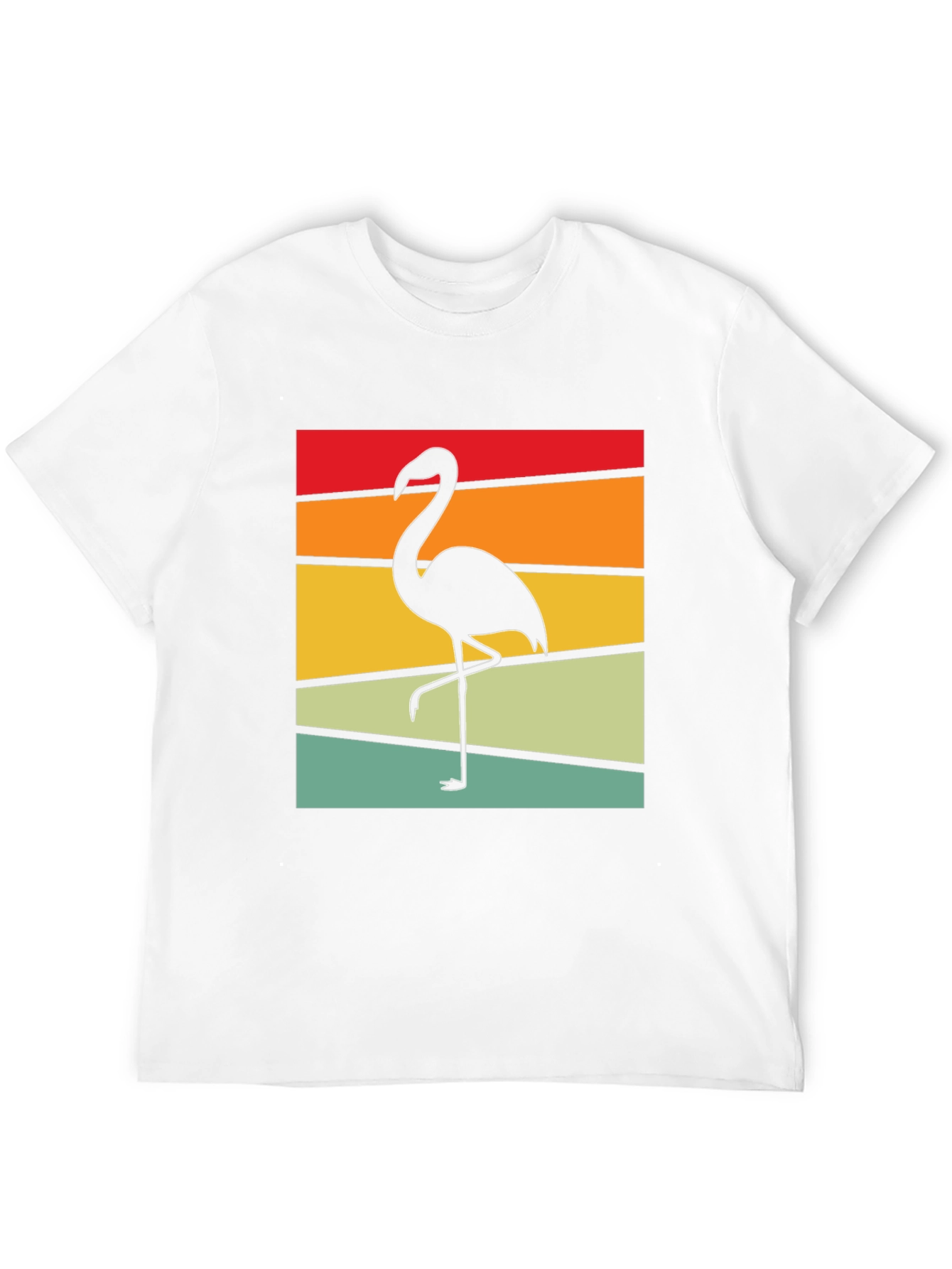 Retro Flamingo Graphic T-Shirt