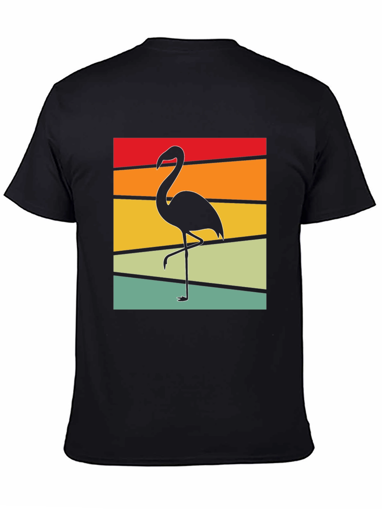 Retro Flamingo Graphic T-Shirt