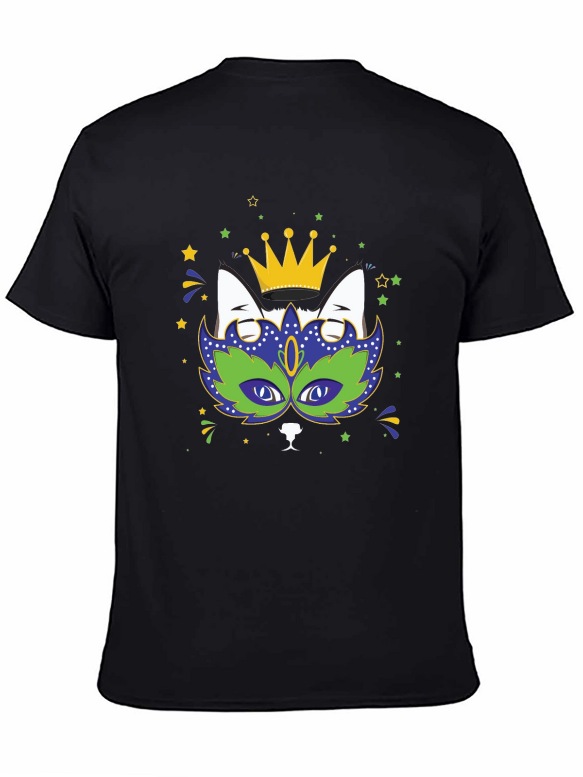 Mardi Gras Cat T-Shirt - King Cat Tee