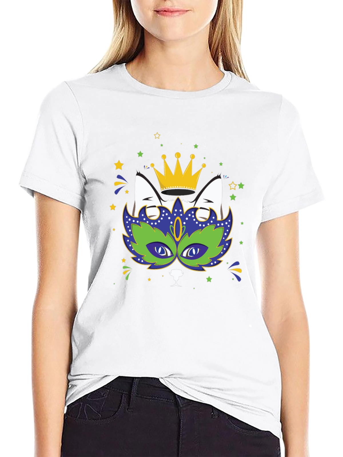 Mardi Gras Cat T-Shirt - King Cat Tee