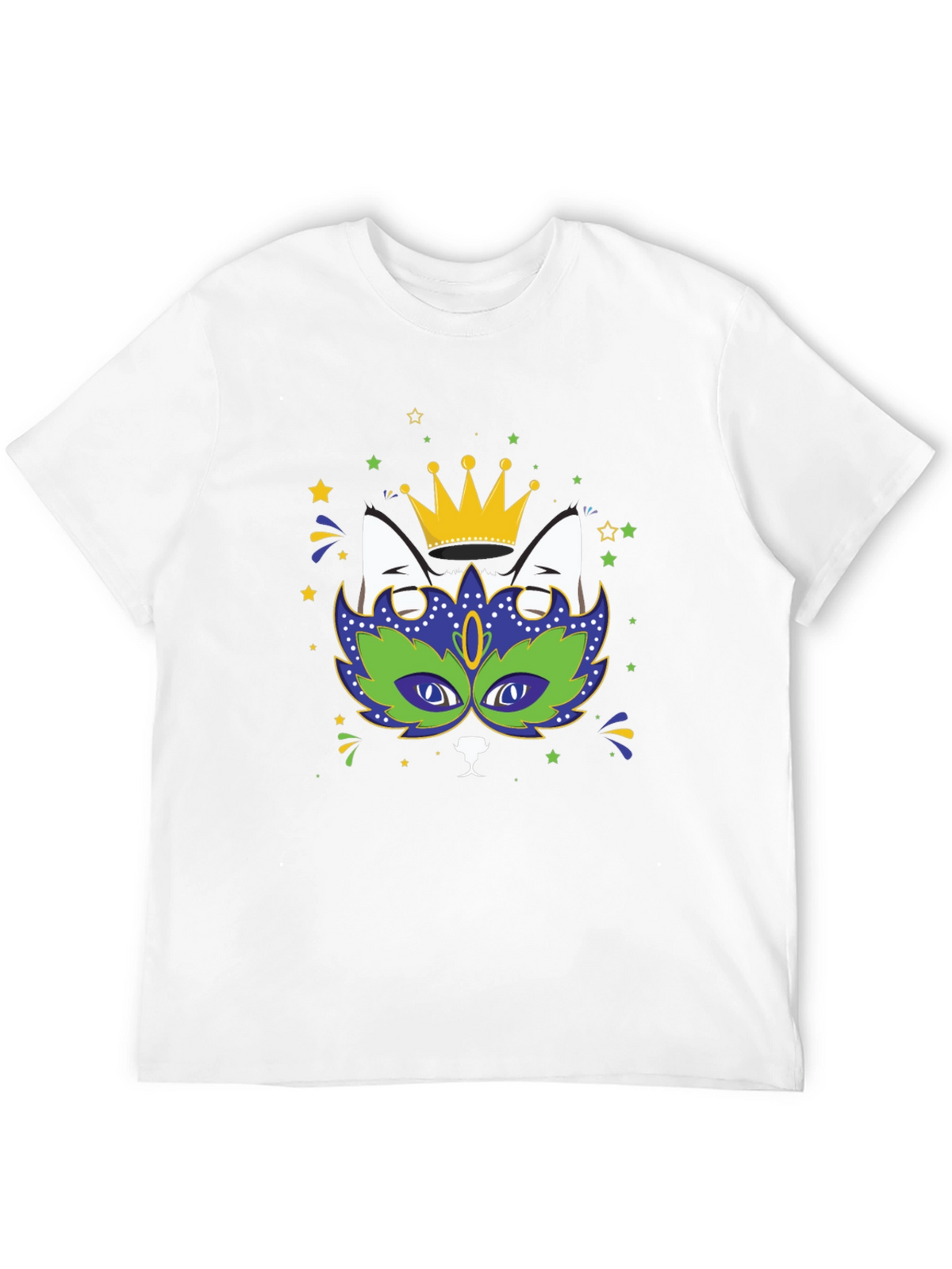 Mardi Gras Cat T-Shirt - King Cat Tee