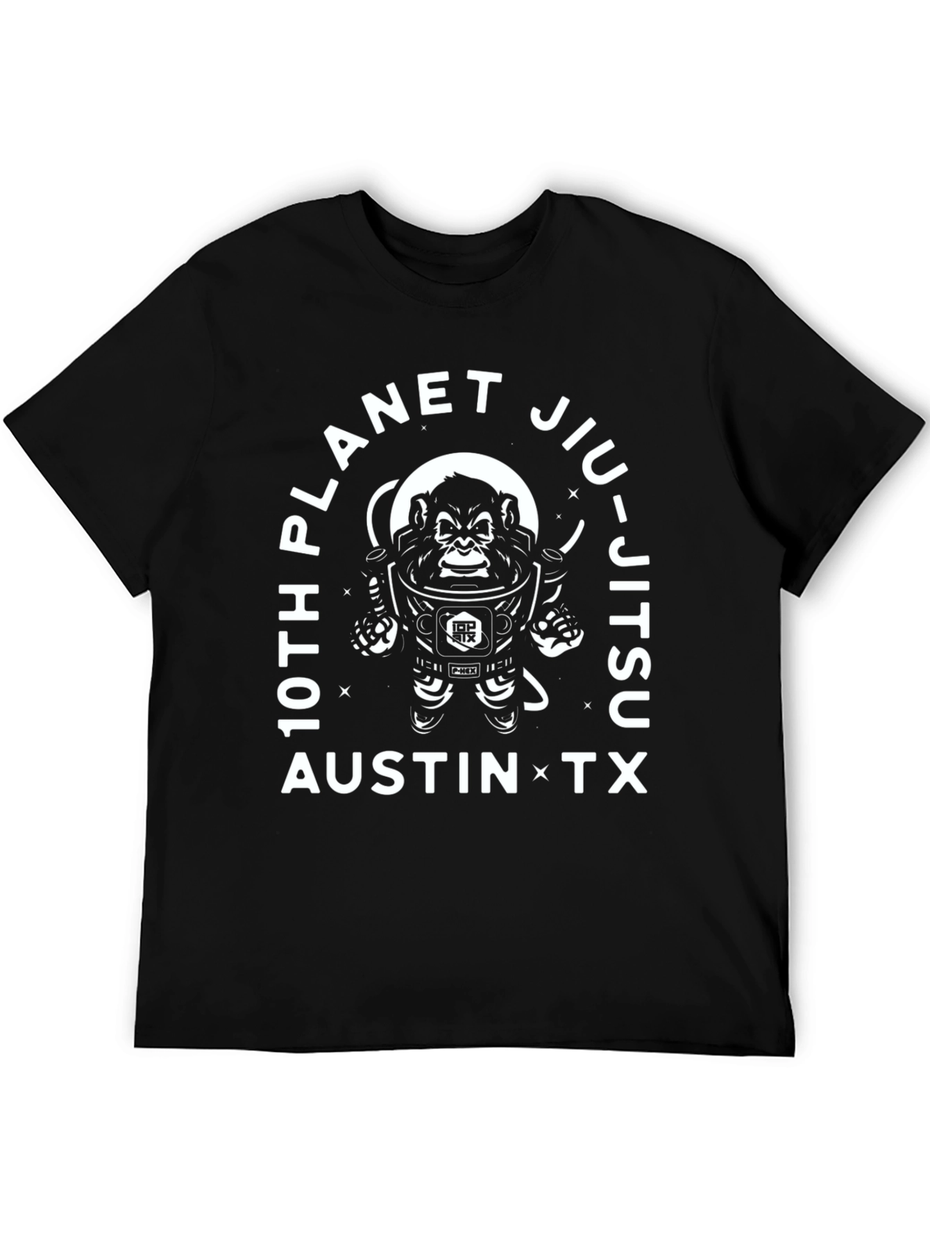 10th Planet Jiu-Jitsu Austin TX Black T-Shirt