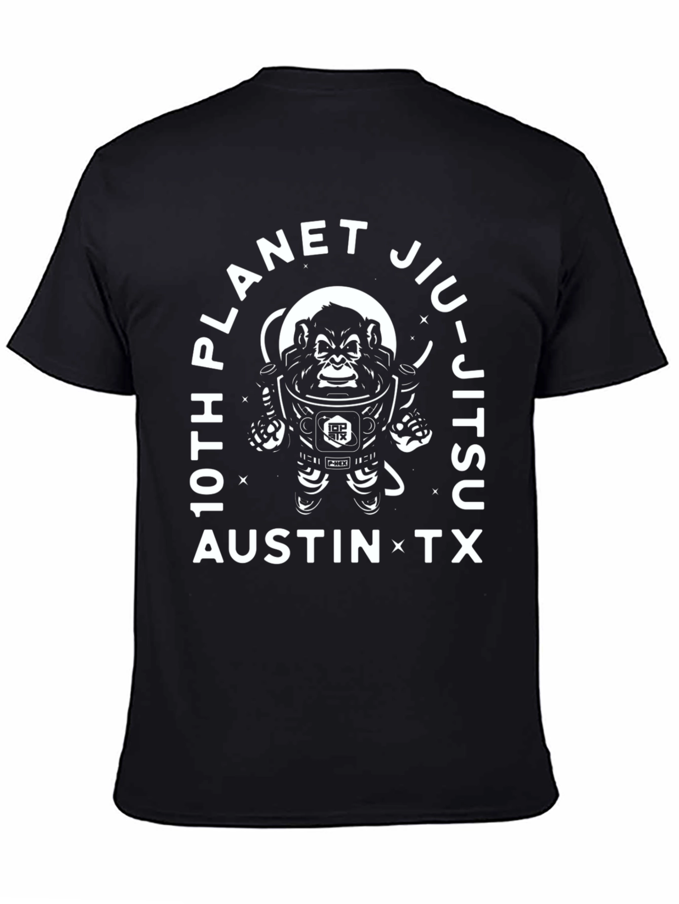 10th Planet Jiu-Jitsu Austin TX Black T-Shirt
