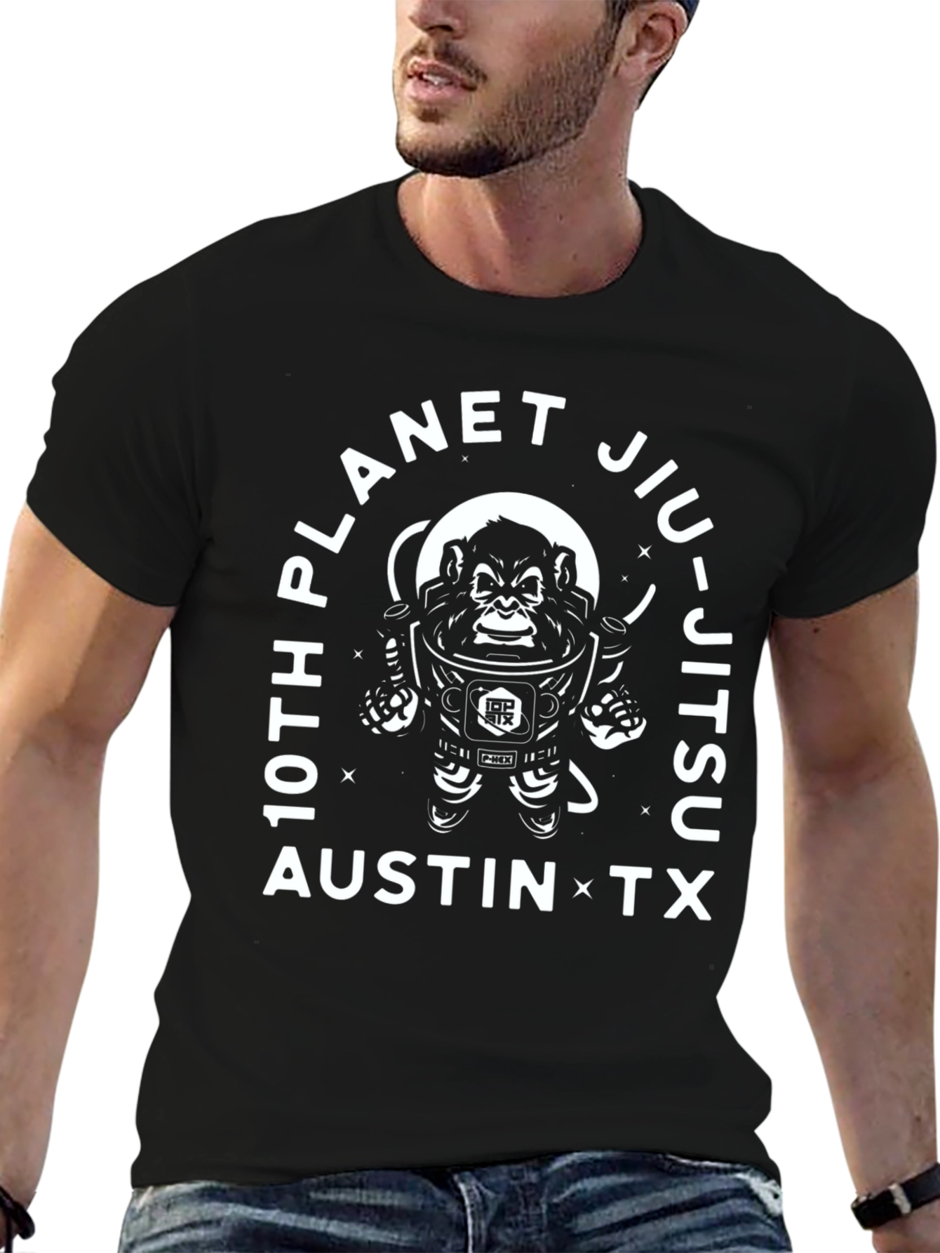 10th Planet Jiu-Jitsu Austin TX Black T-Shirt
