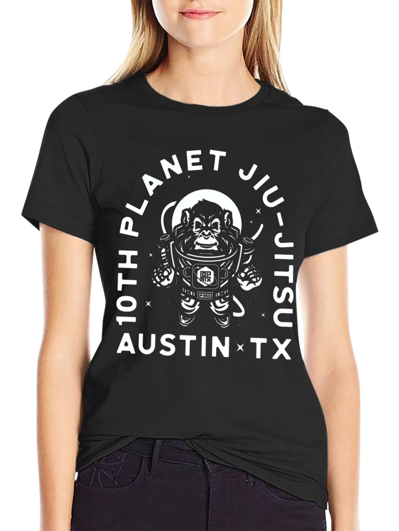 10th Planet Jiu-Jitsu Austin TX Black T-Shirt