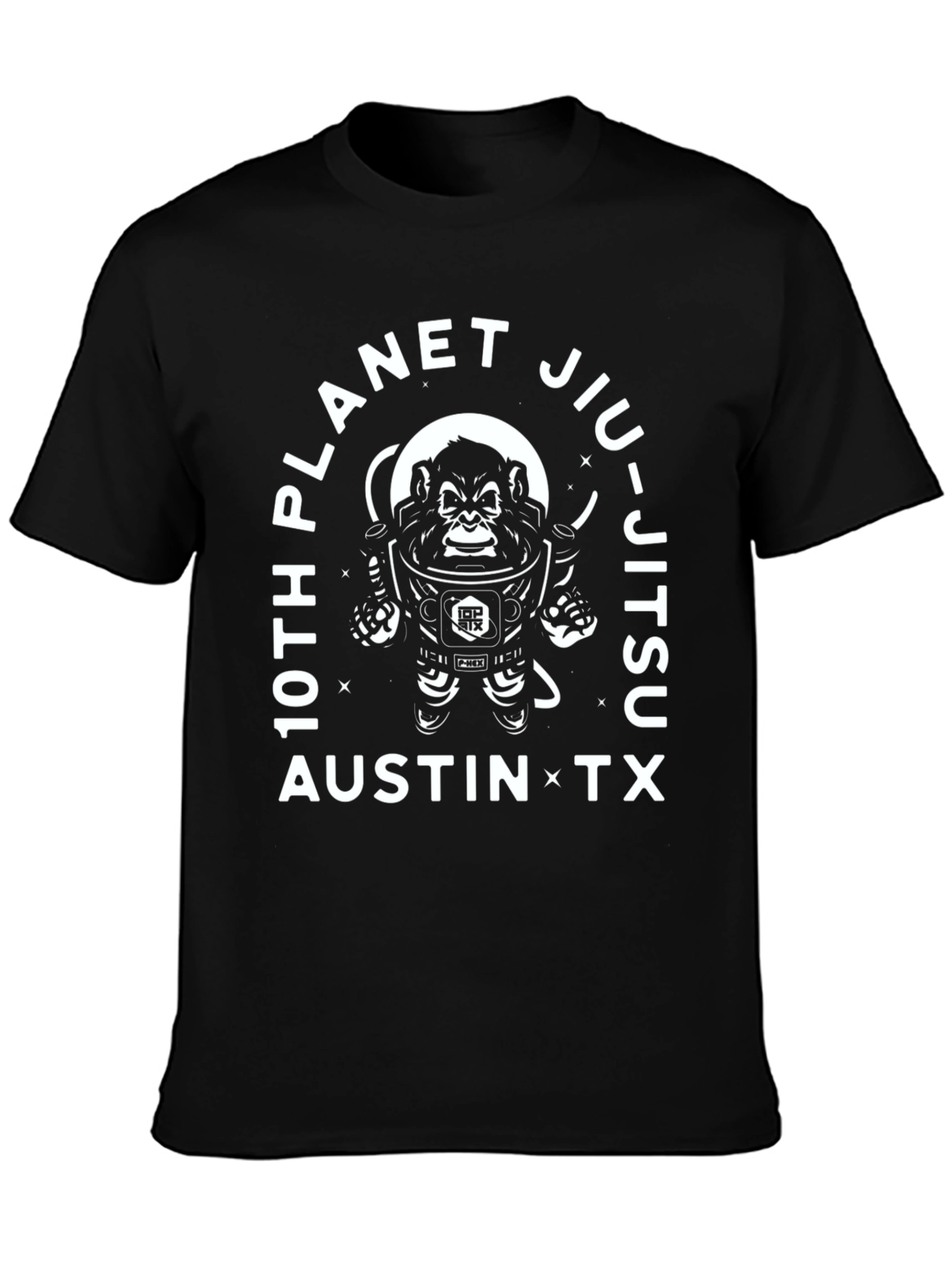 10th Planet Jiu-Jitsu Austin TX Black T-Shirt