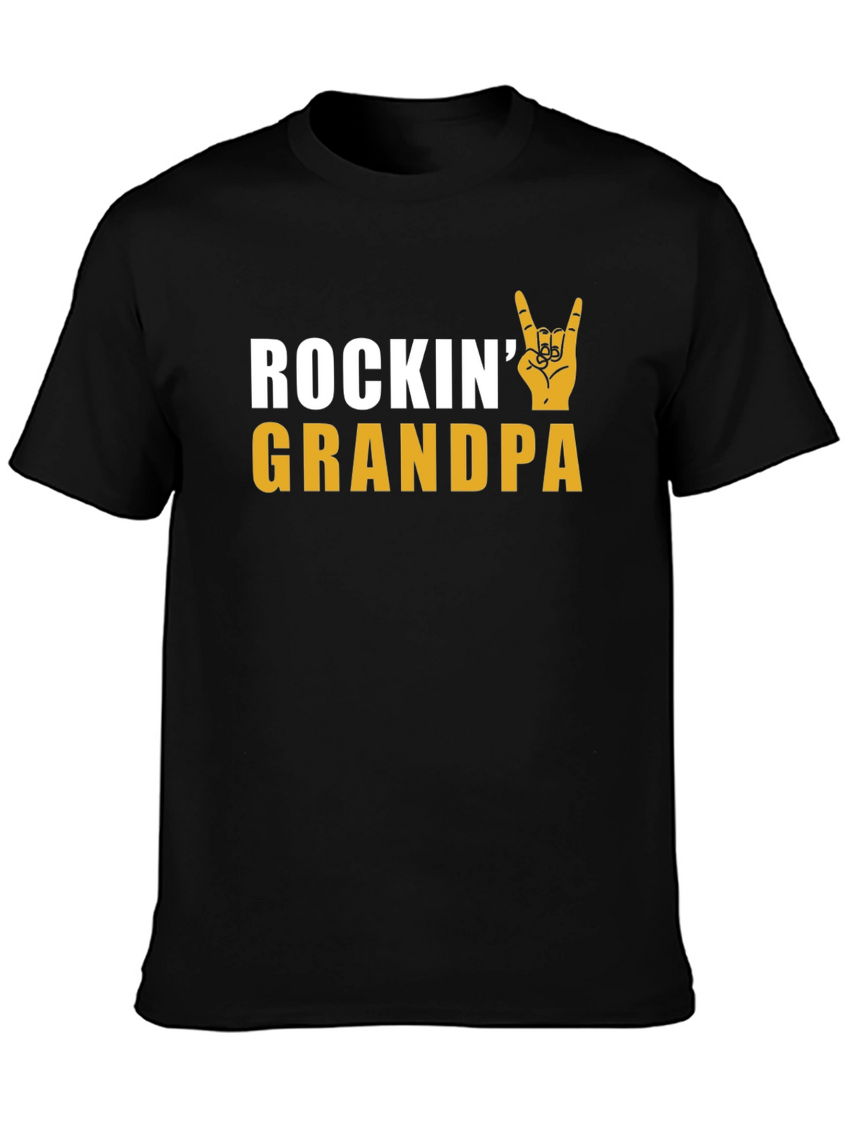 Rockin Grandpa T-Shirt - Cool Grandfather Tee