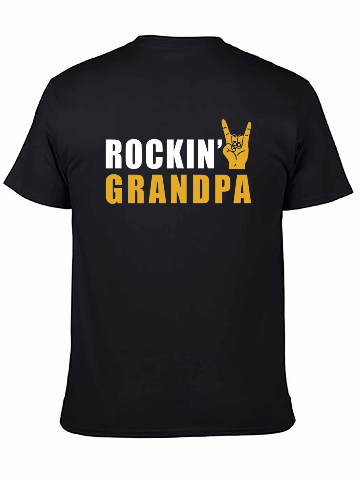 Rockin Grandpa T-Shirt - Cool Grandfather Tee