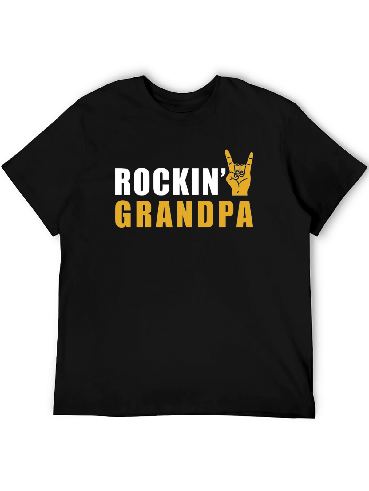 Rockin Grandpa T-Shirt - Cool Grandfather Tee