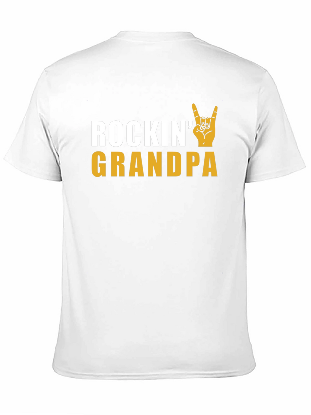 Rockin Grandpa T-Shirt - Cool Grandfather Tee