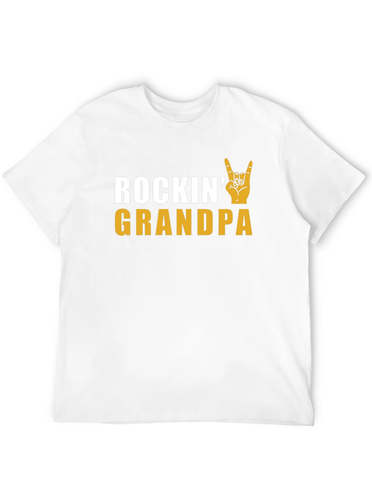 Rockin Grandpa T-Shirt - Cool Grandfather Tee