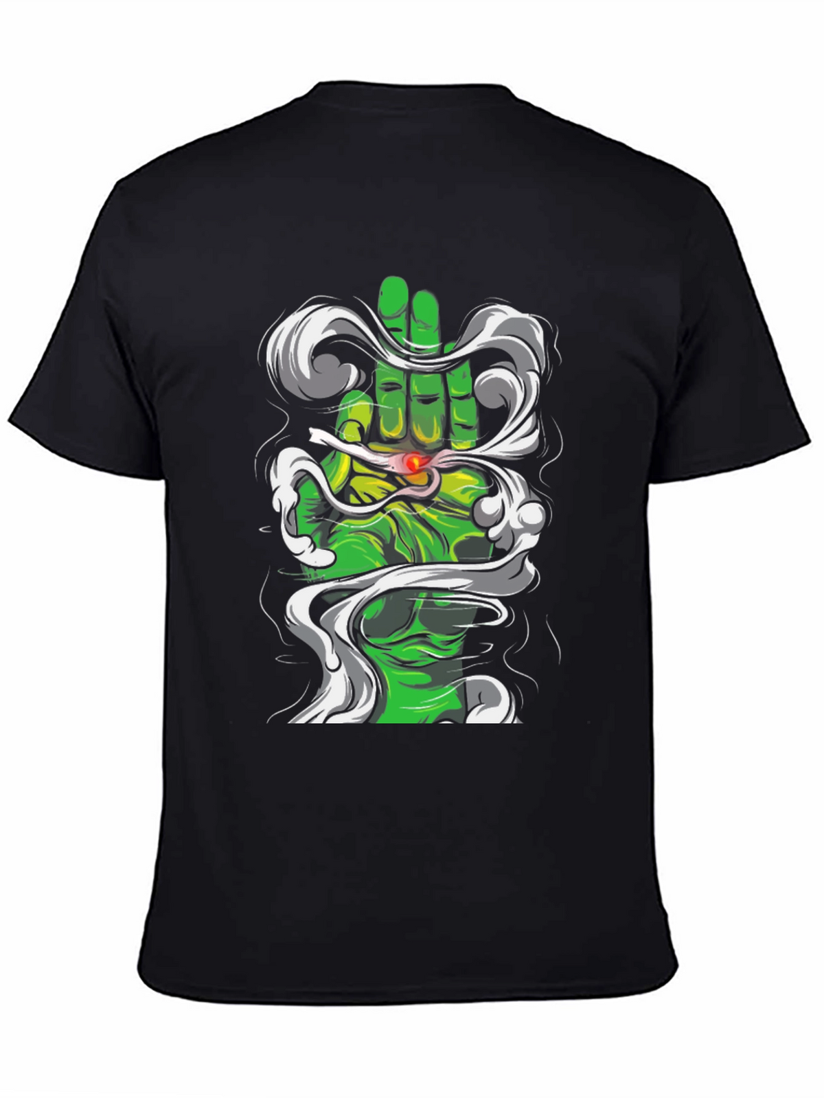 Green Hand Graphic Tee - Unique Design T-Shirt