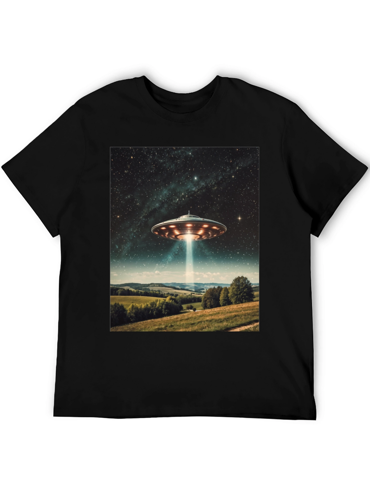UFO Abduction T-Shirt - Sci-Fi Graphic Tee