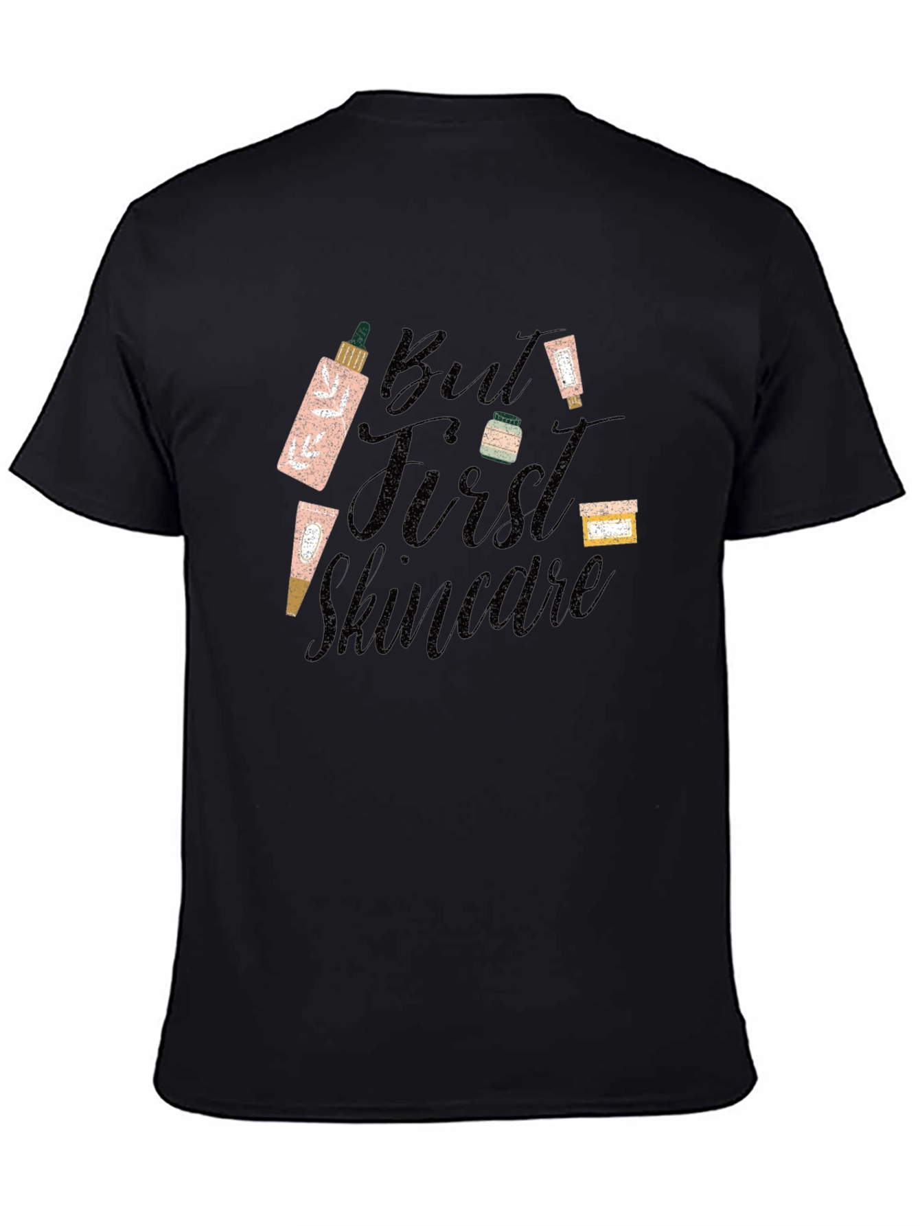 But First Skincare Black T-Shirt - Beauty Lover Tee