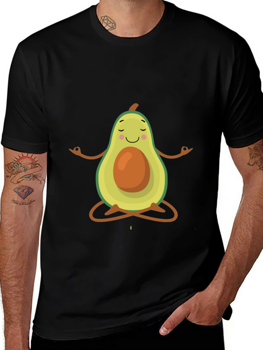 Zen Avocado T-Shirt - Funny Yoga Tee