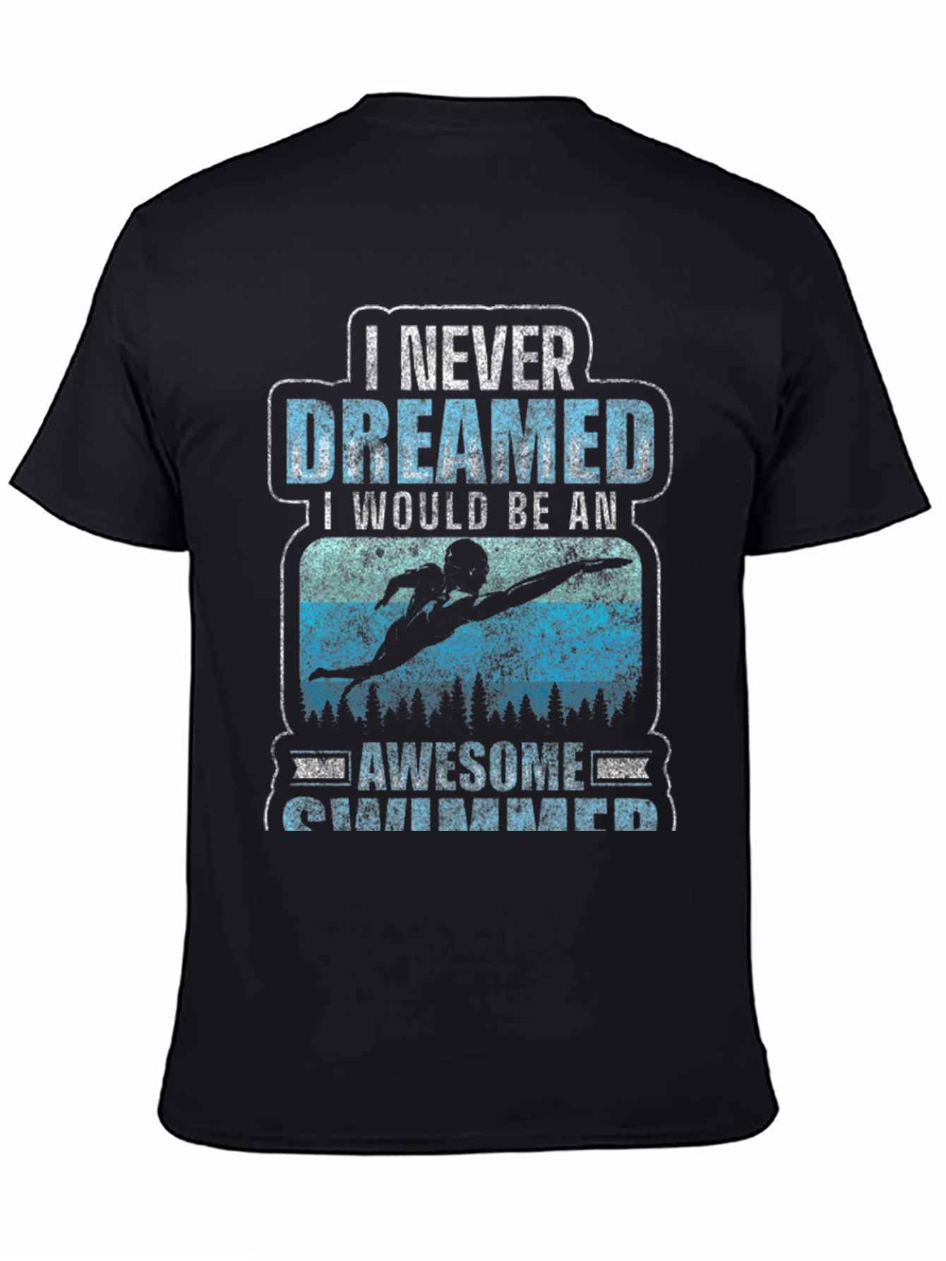 Awesome Swimmer Graphic T-Shirt