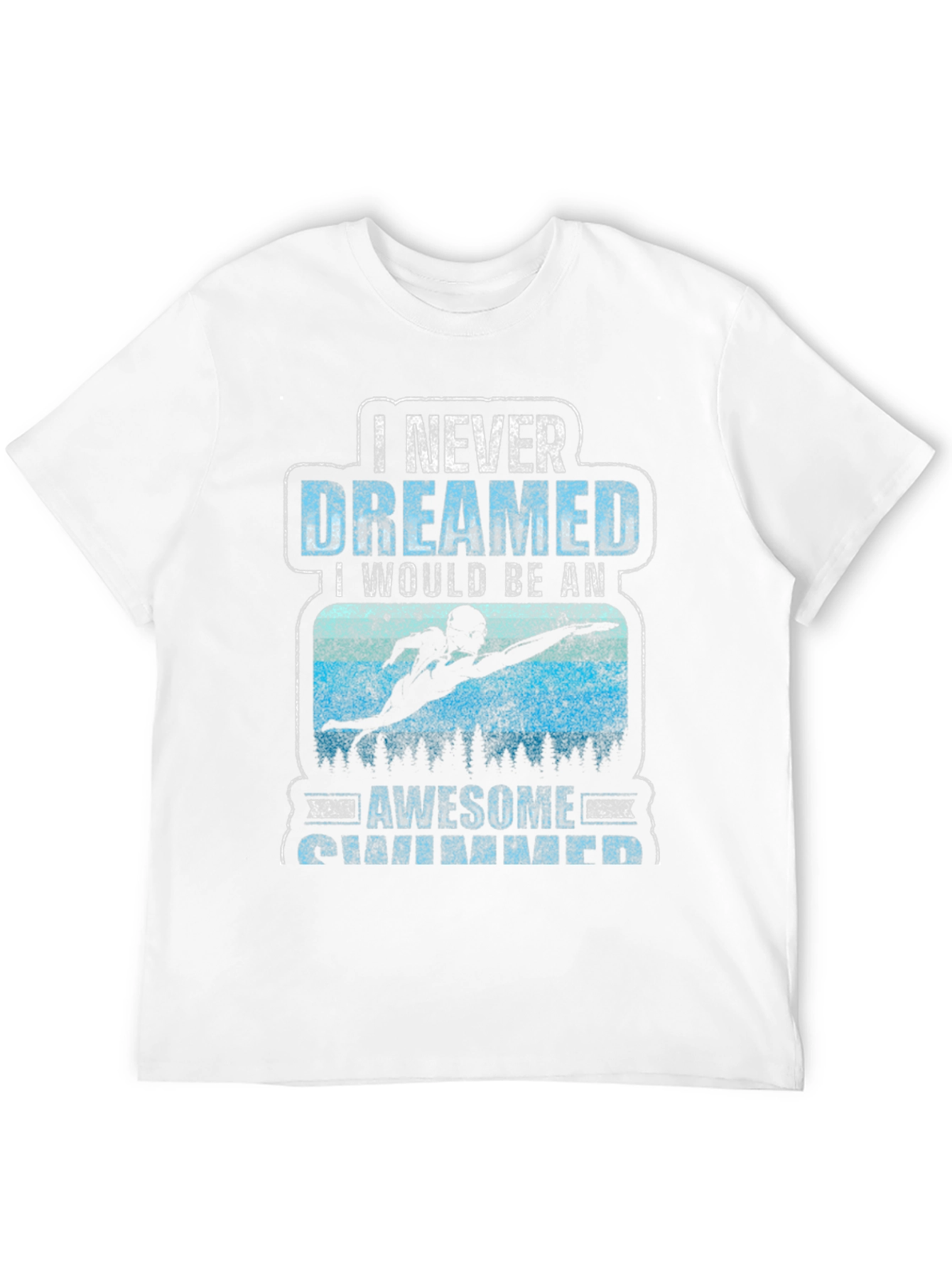Awesome Swimmer Graphic T-Shirt